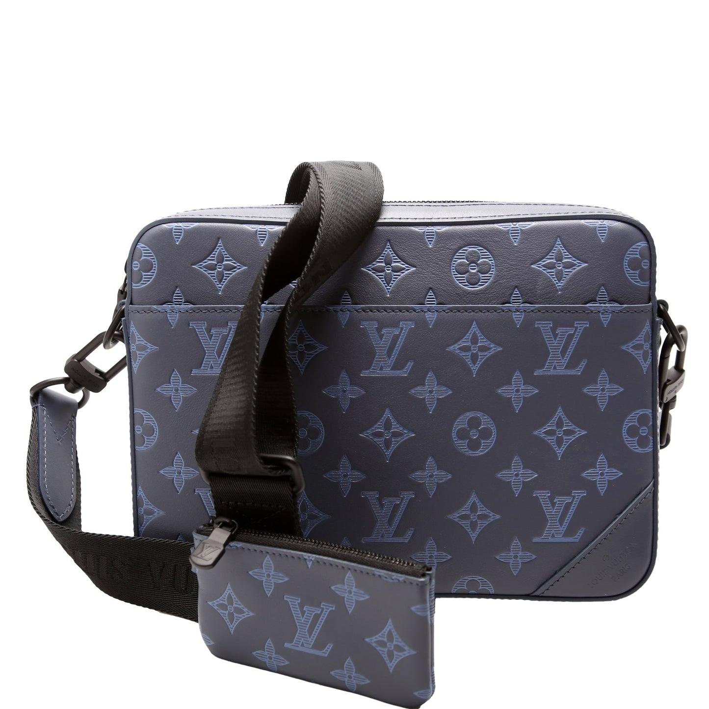 Louis Vuitton Due Messenger Monogram Shadow Leather