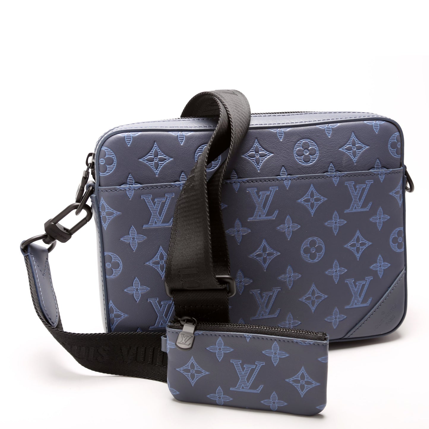 Louis Vuitton Due Messenger Monogram Shadow Leather