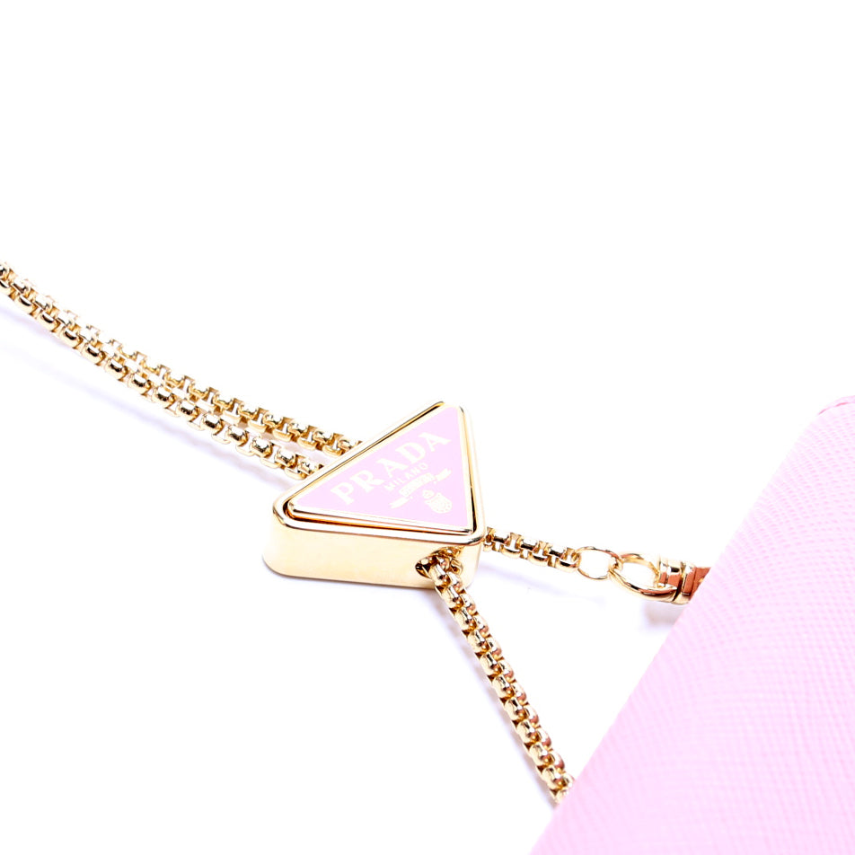 Prada Saffiano Triangle Logo Mini 1BP050 Bag