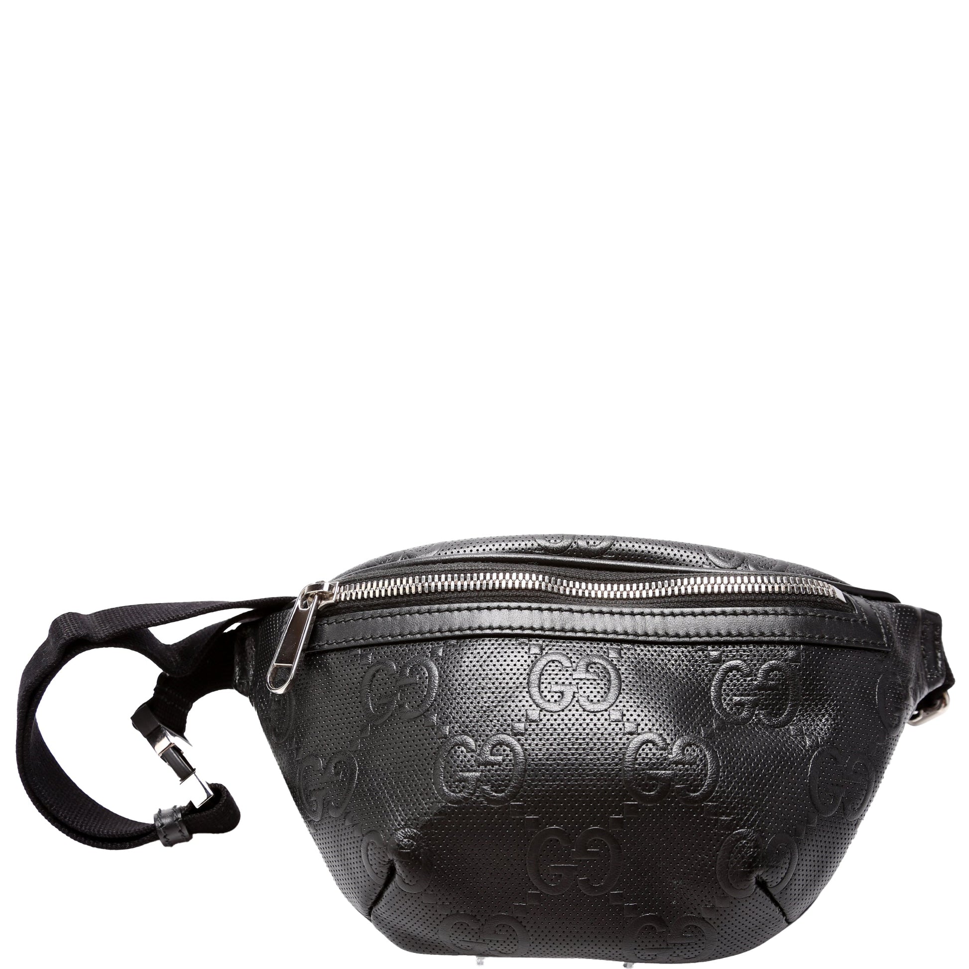 Gucci GG Embossed Belt 658582 Black Bag
