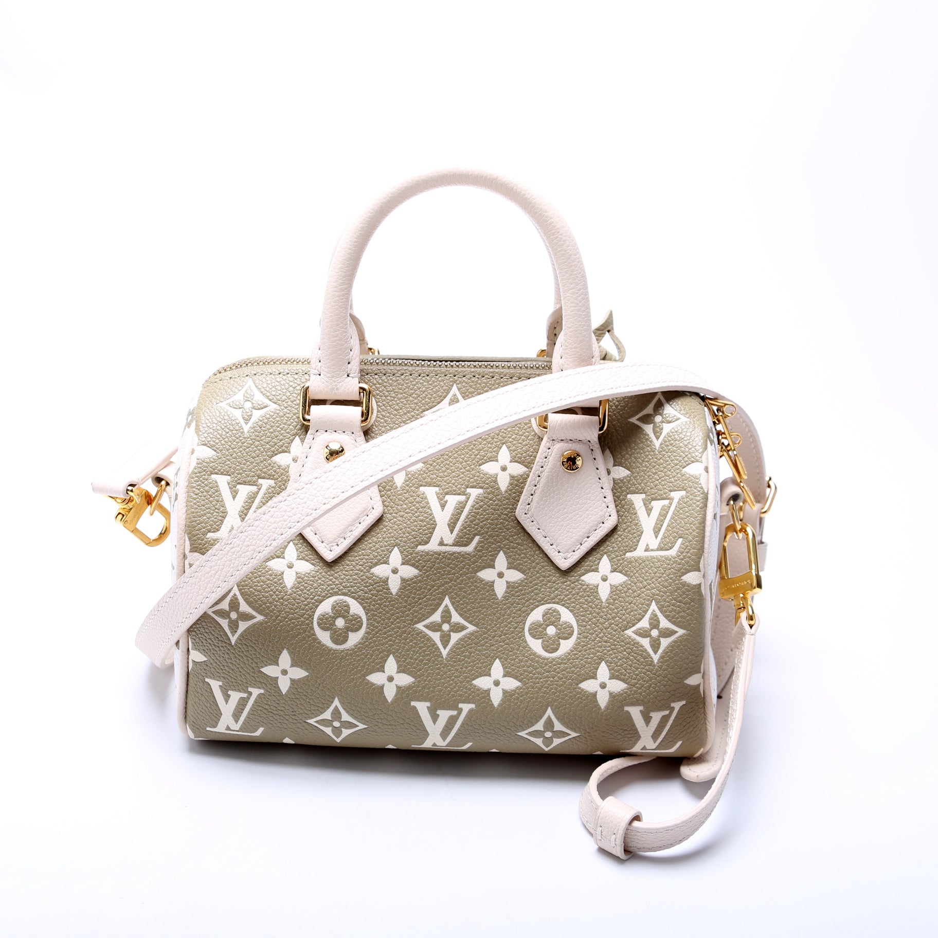 Louis Vuitton Speedy 20 Bandouliere Spring in the City Green