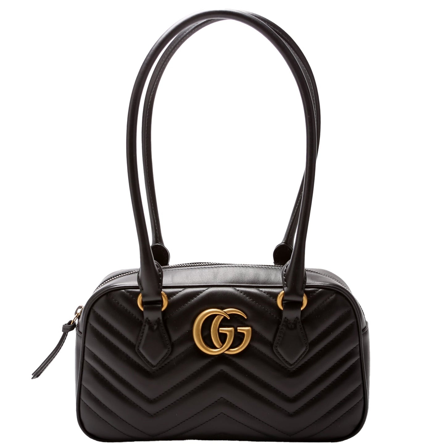 Gucci 795199 GG Marmont Small Top Handle Black Bag