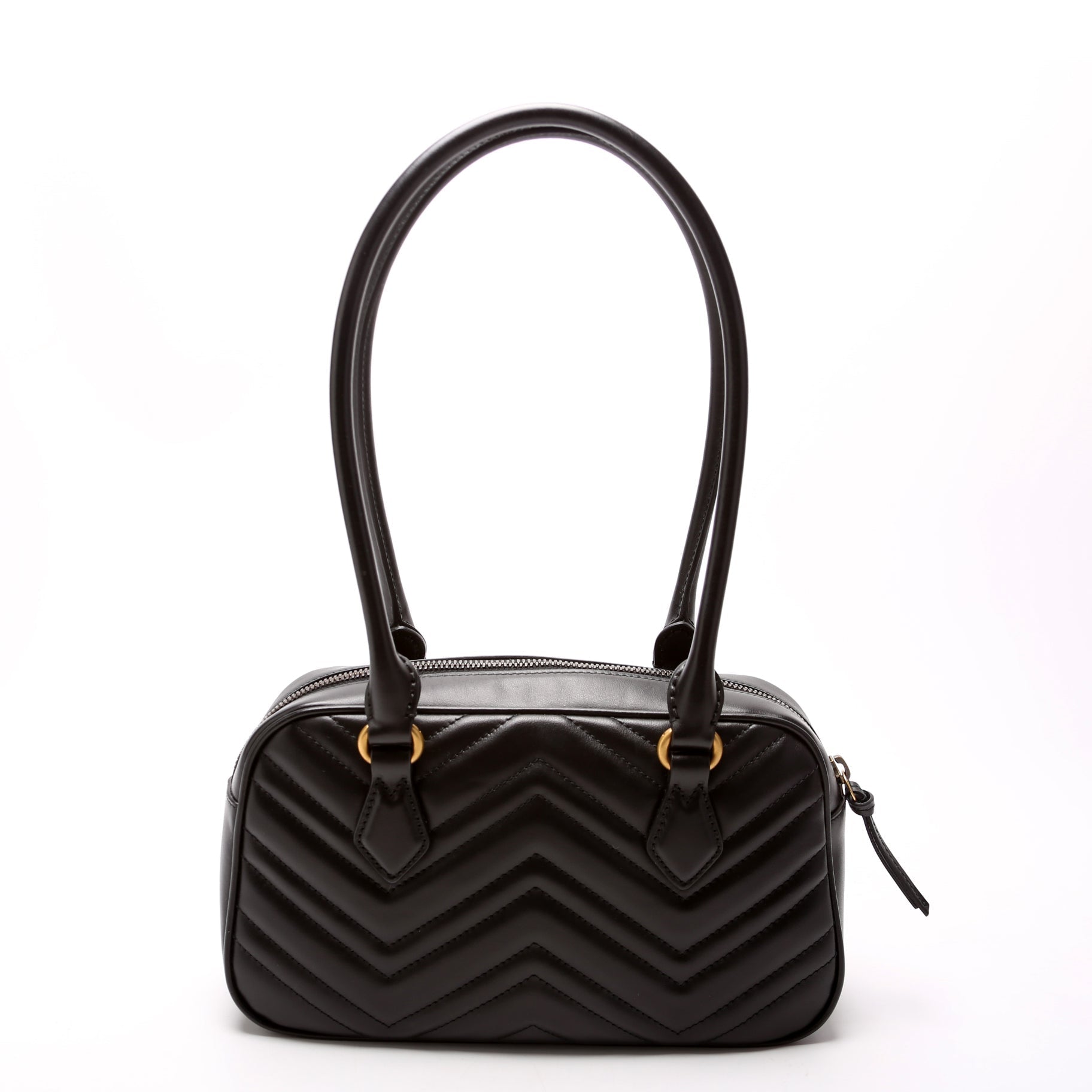 Gucci 795199 GG Marmont Small Top Handle Black Bag