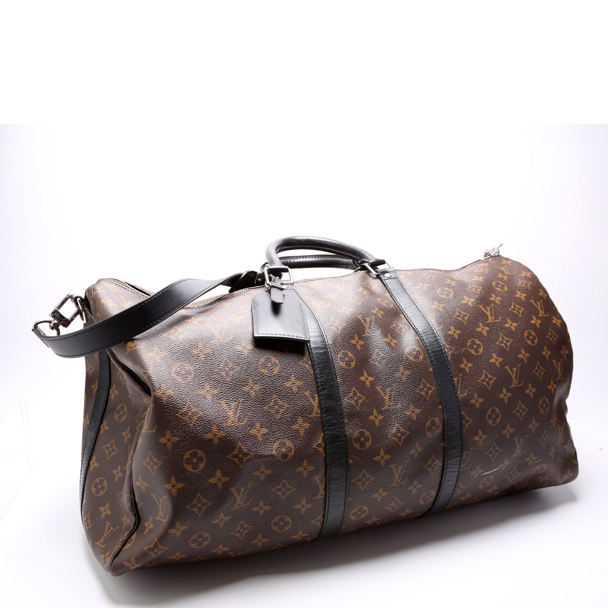 Louis Vuitton Keepall 55 Bandouliere Macassar Monogram
