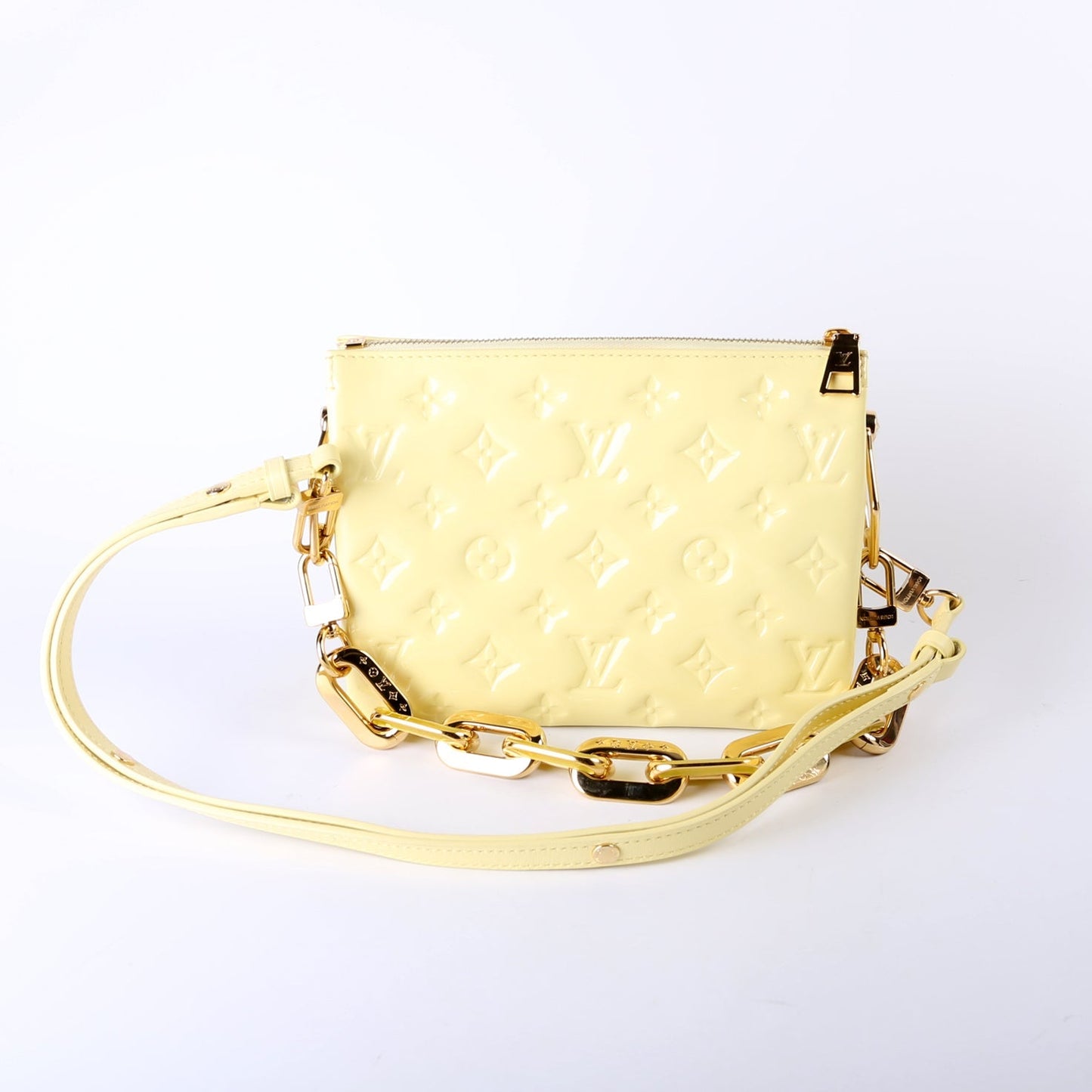 Louis Vuitton Coussin BB Vernis Yellow