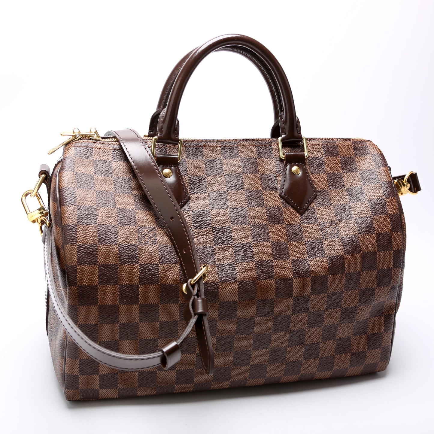 Louis Vuitton Speedy 30 Bandouliere Damier Ebene