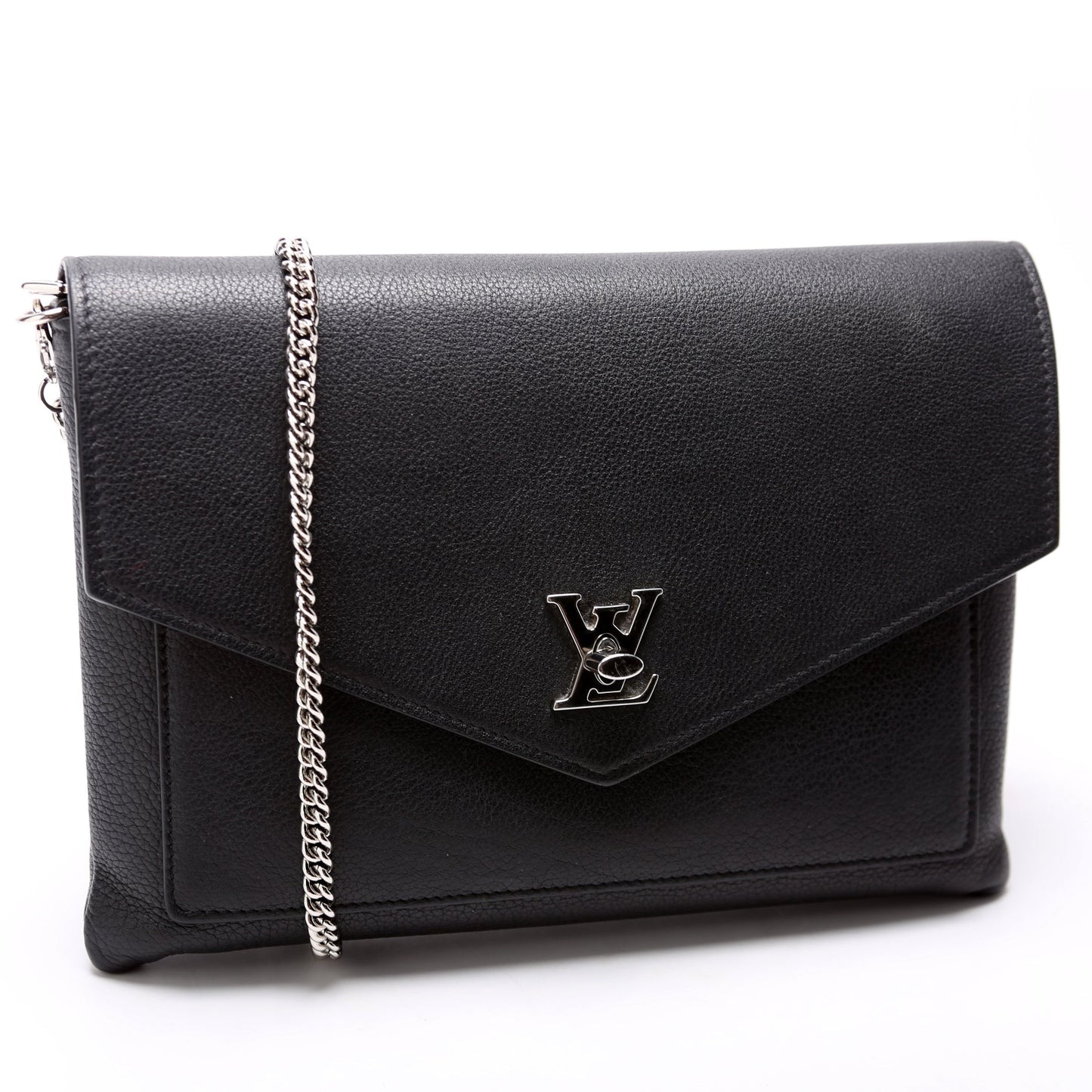 Louis Vuitton Mylockme Pochette Chain/Wristlet Black