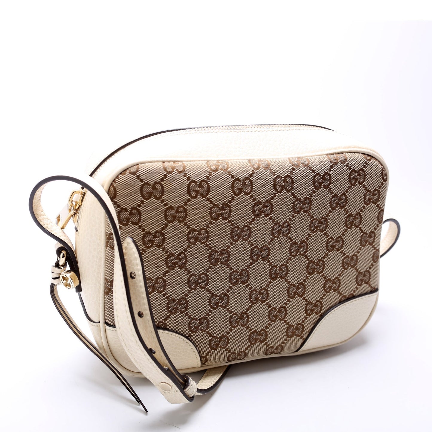 Gucci 449413 Bree GG Crossbody White Bag