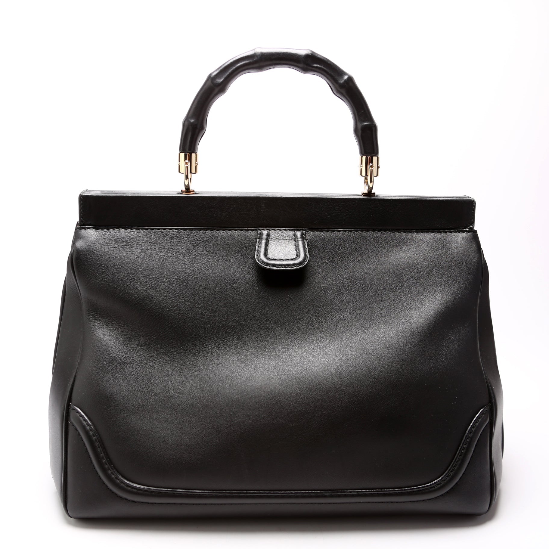 Gucci Bold Bamboo Top Handle Medium Bag