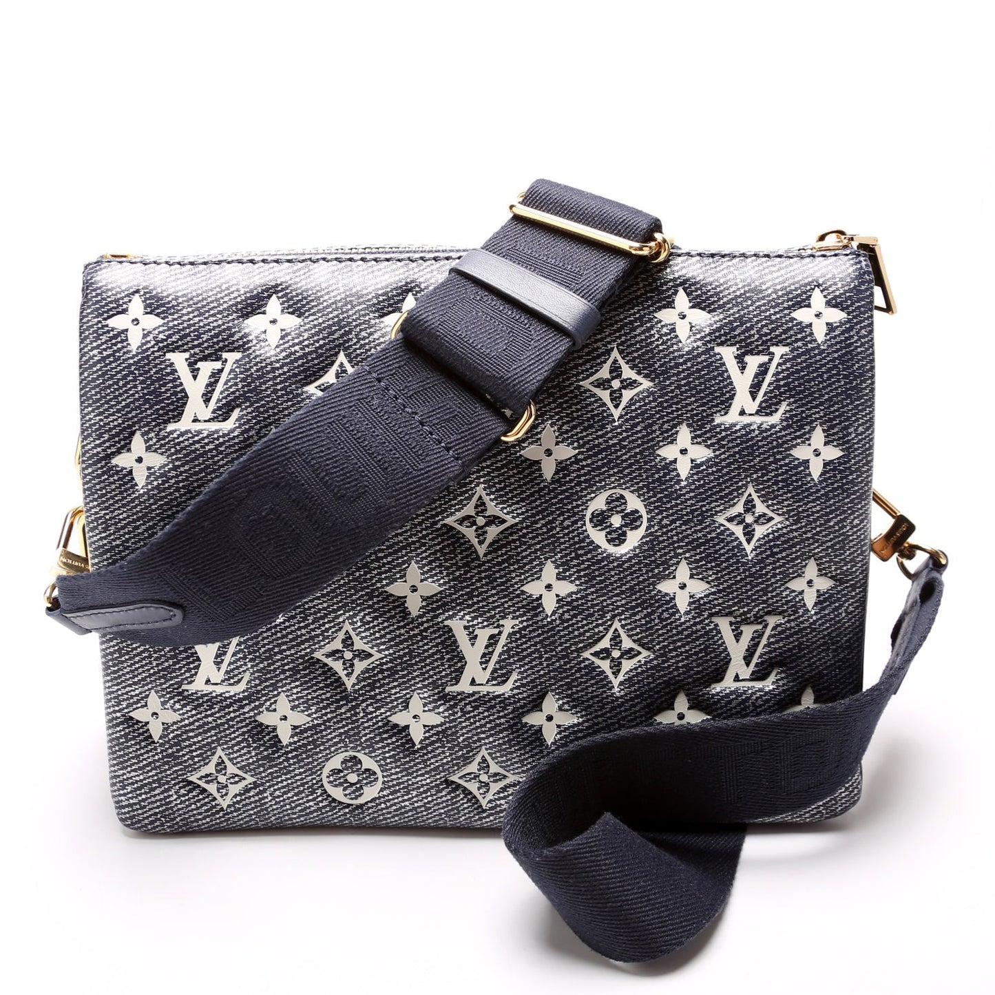 Louis Vuitton Coussin PM NM Denim Printed Lambskin