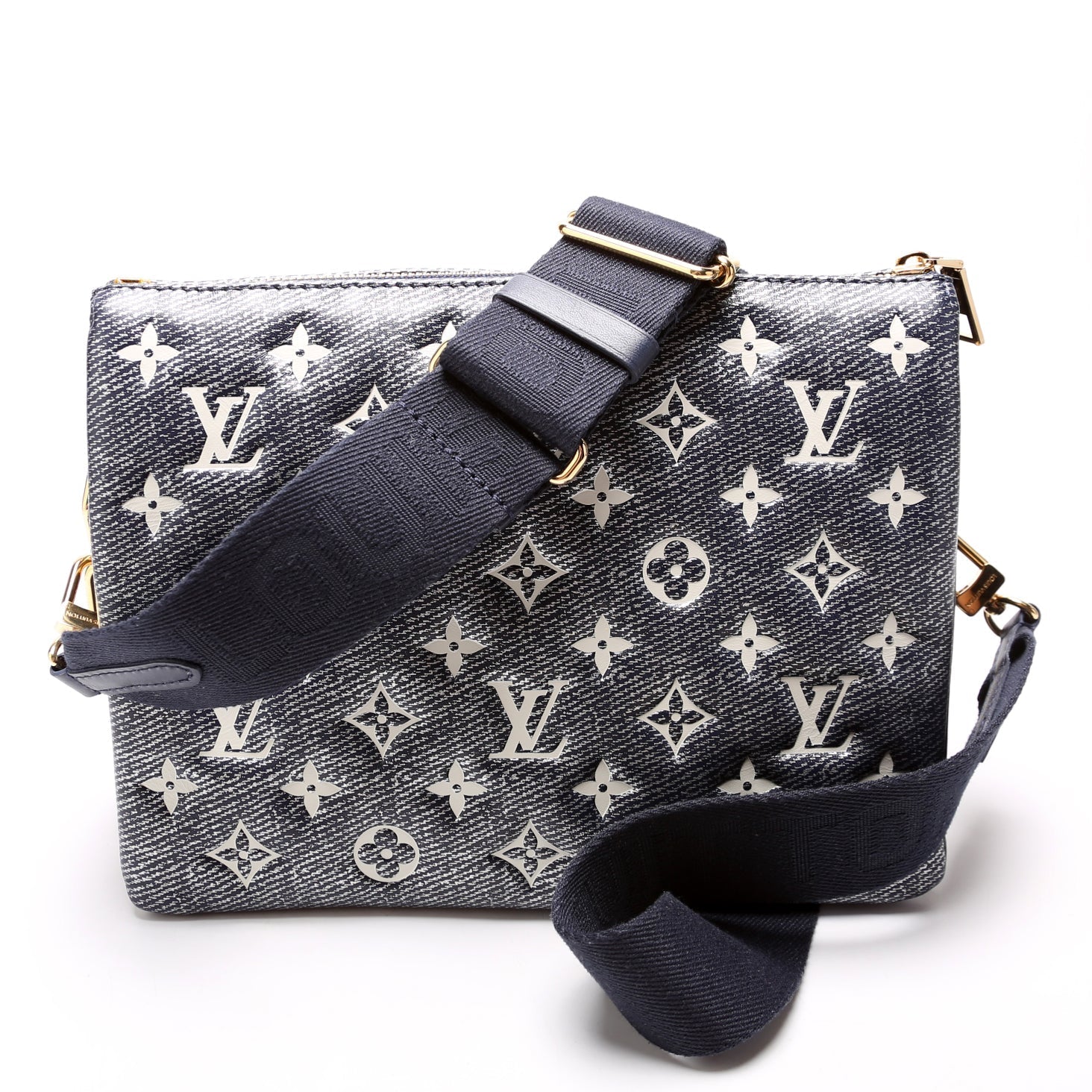 Louis Vuitton Coussin PM NM Denim Printed Lambskin