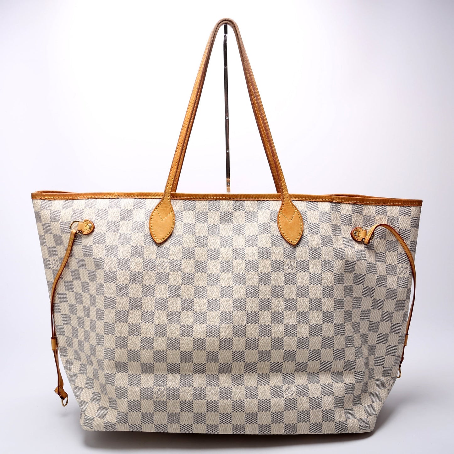 Louis Vuitton Neverfull W/Wallet GM Damier Azur Beige