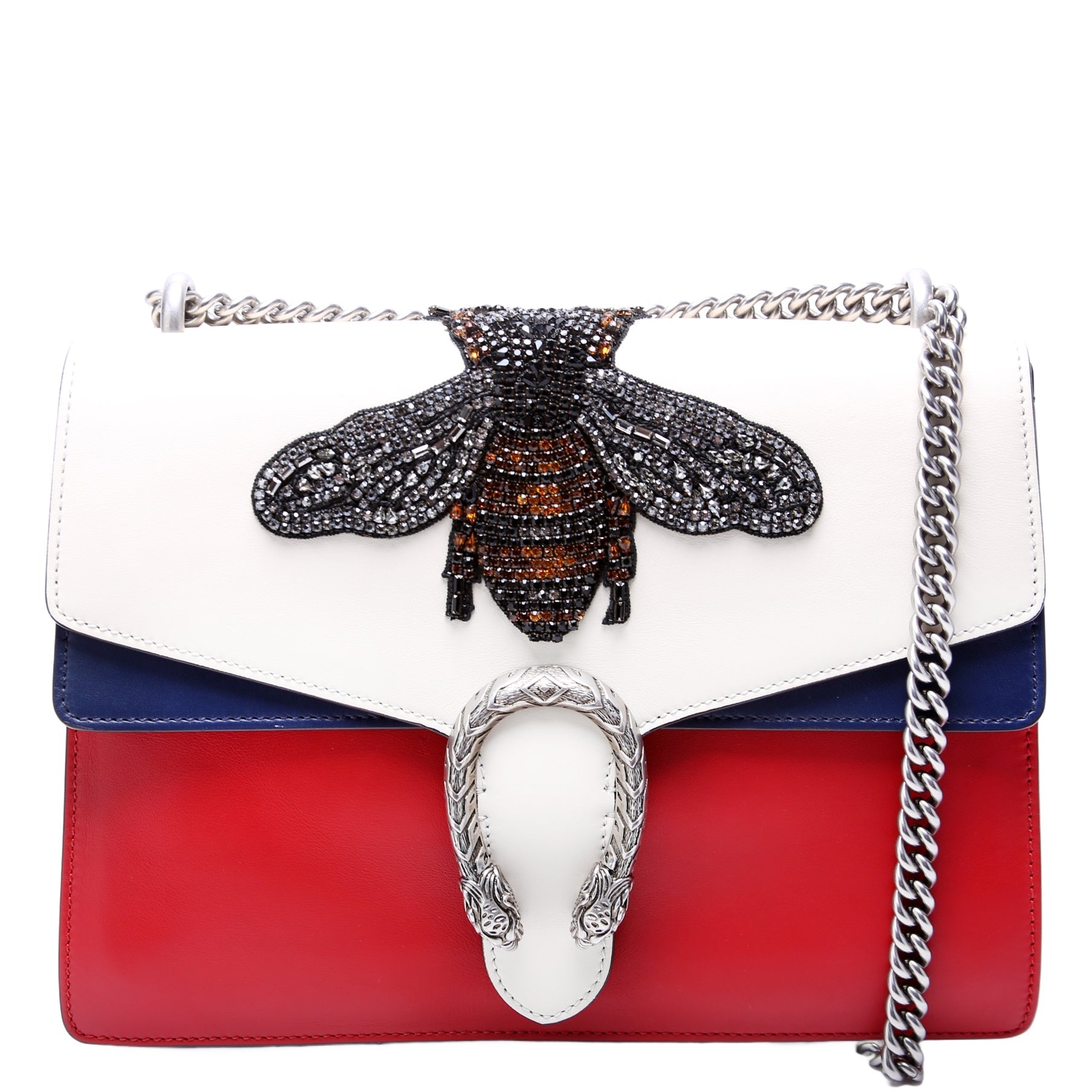 Gucci 403348 Dionysus Bee Embellished Shoulder Medium Bag