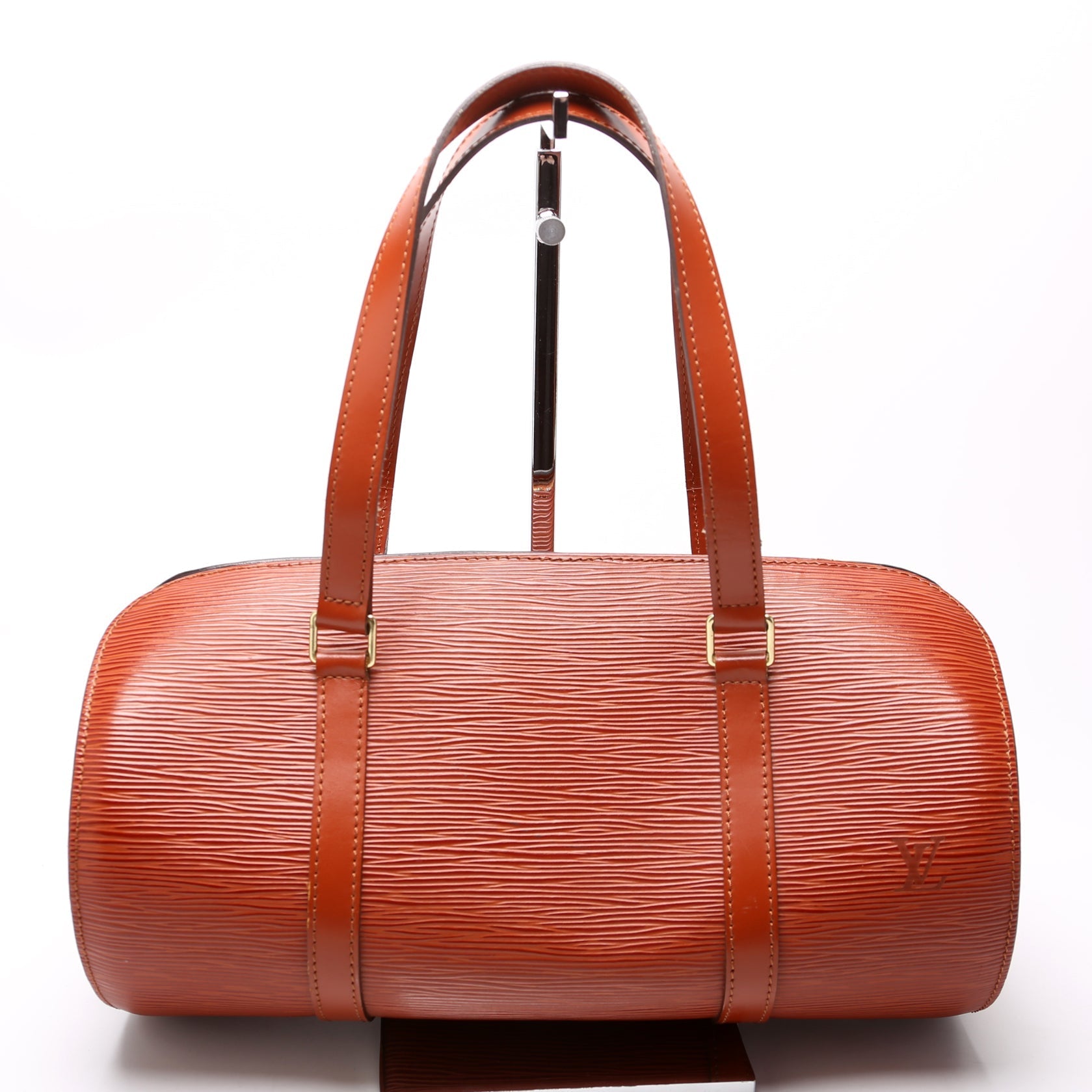 Louis Vuitton Soufflot With Pouch Epi Brown