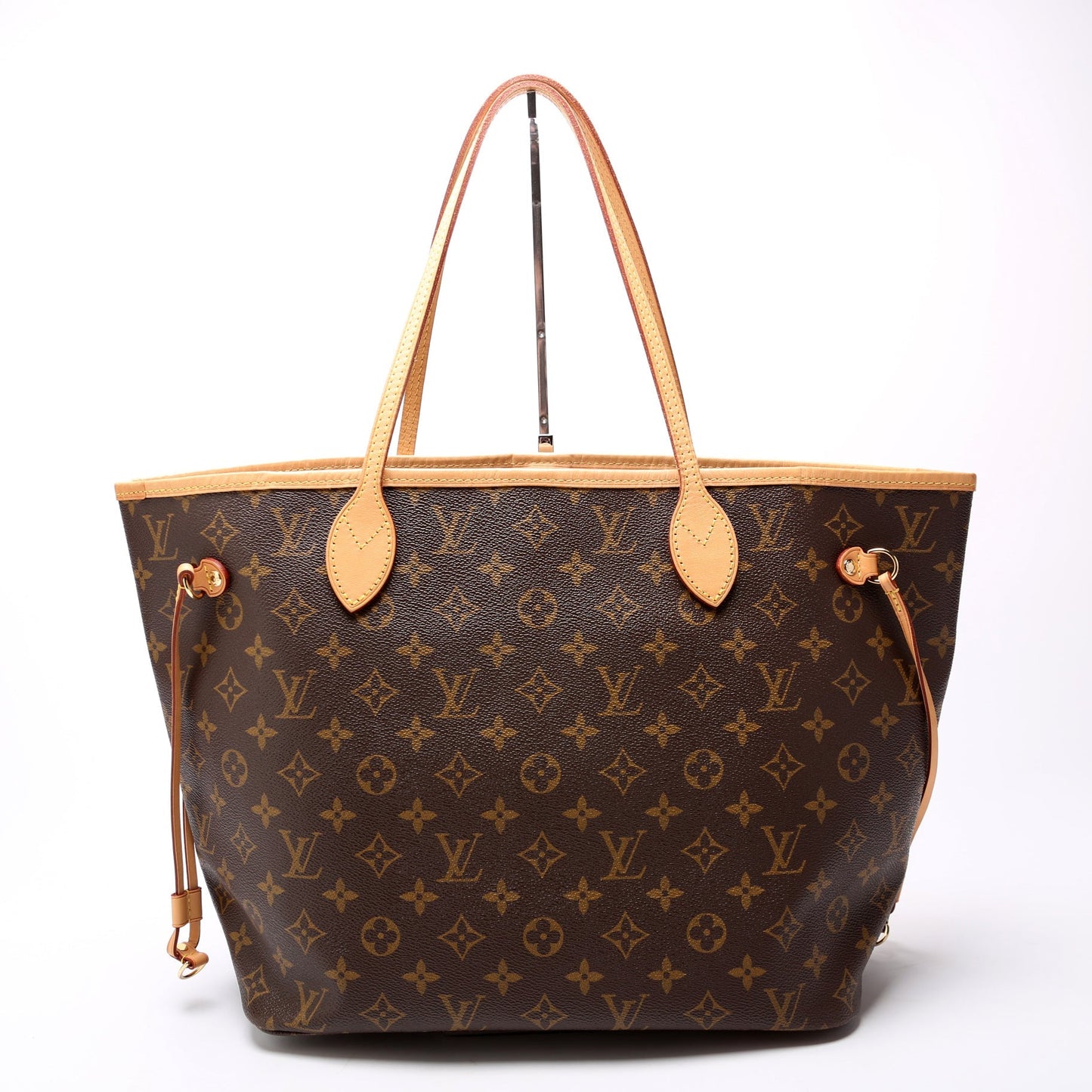 Louis Vuitton Neverfull With Wallet MM Monogram Beige