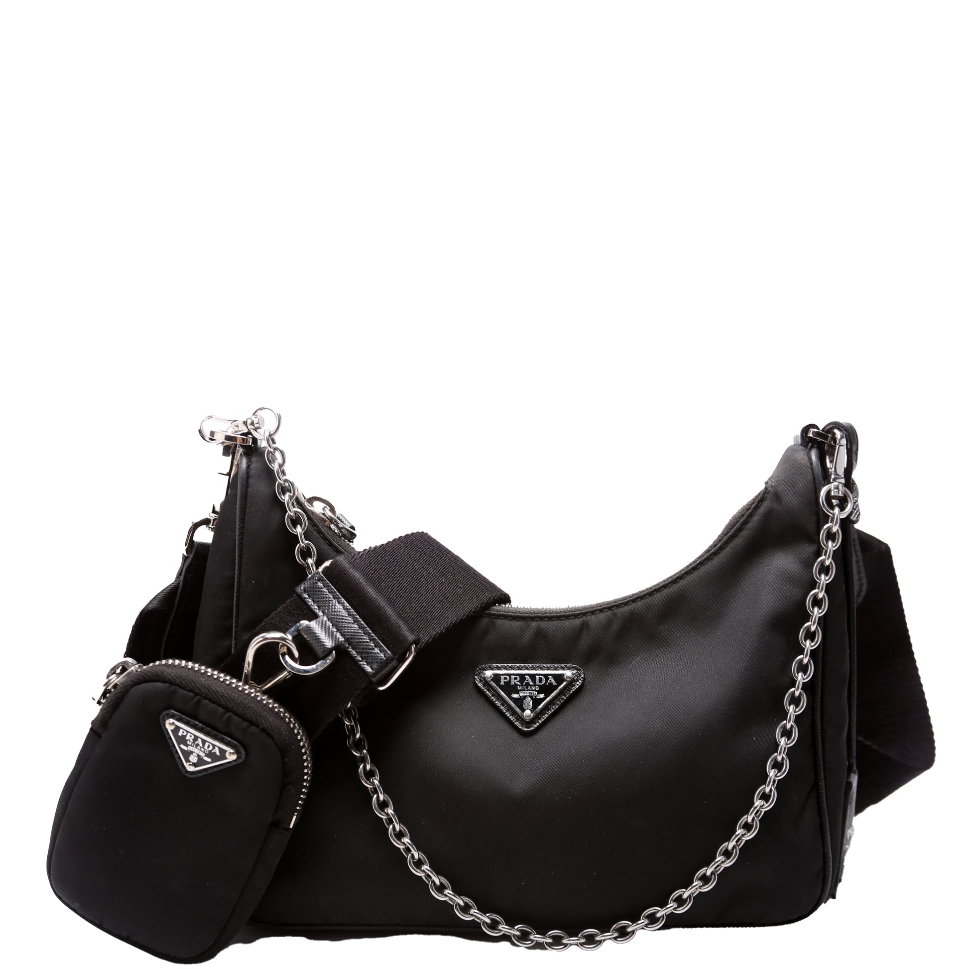 Prada Nylon Re-Edition 2005 Shoulder Black Bag