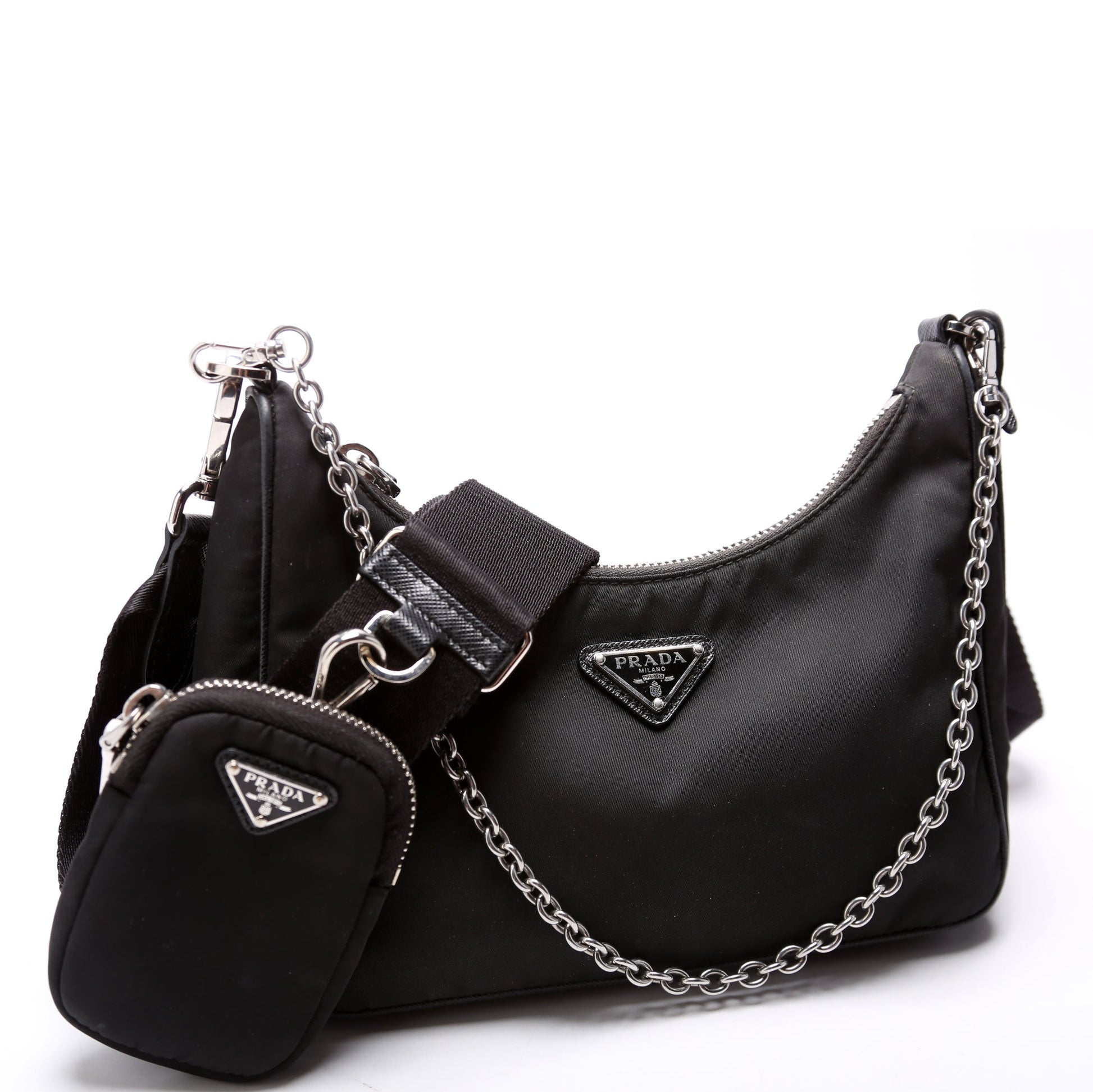 Prada Nylon Re-Edition 2005 Shoulder Black Bag