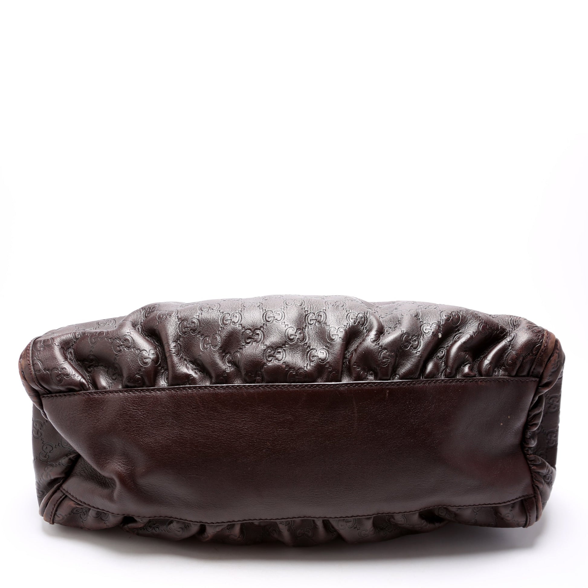 Gucci 189833 D Ring Hobo Brown Bag