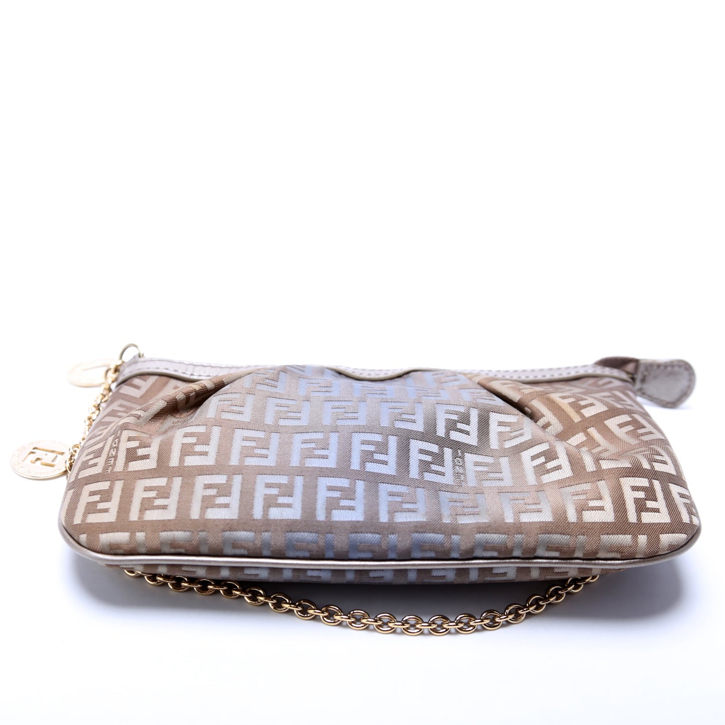 Fendi Gradient Zucchino Forever Pochette Brown Bag