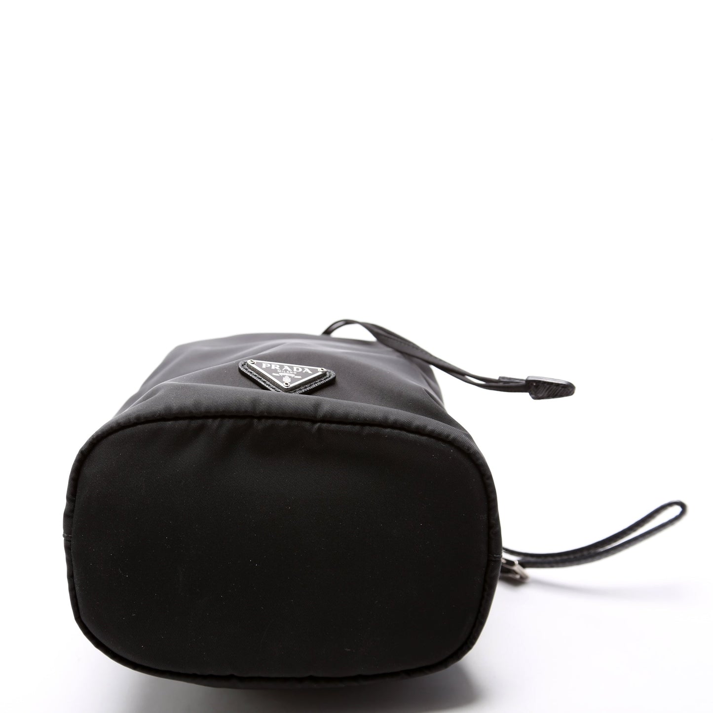 Prada Re-Nylon Drawstring Pouch Black Bag