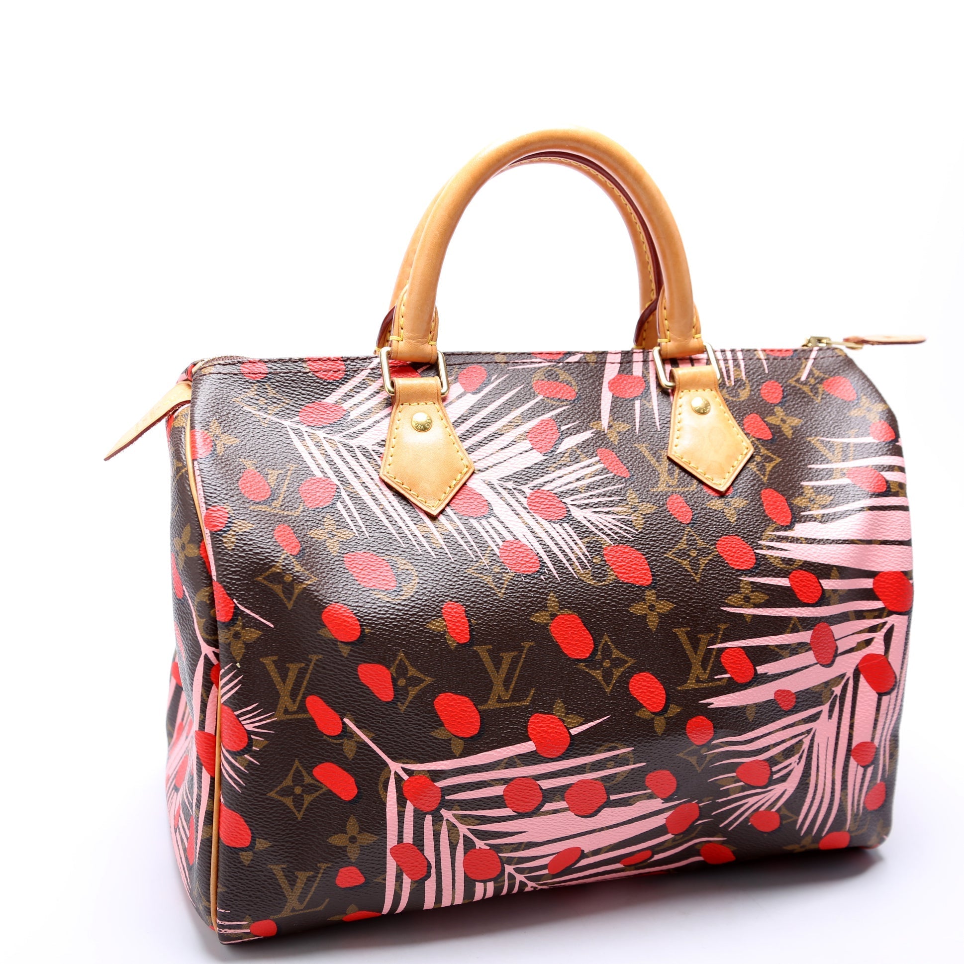 Louis Vuitton Speedy 30 Jungle Dots Monogram Pink