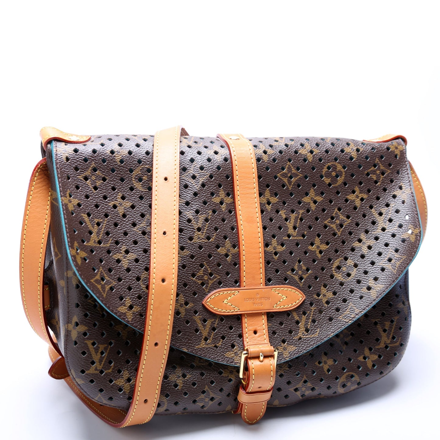 Louis Vuitton SC Flore Saumur Monogram Teal