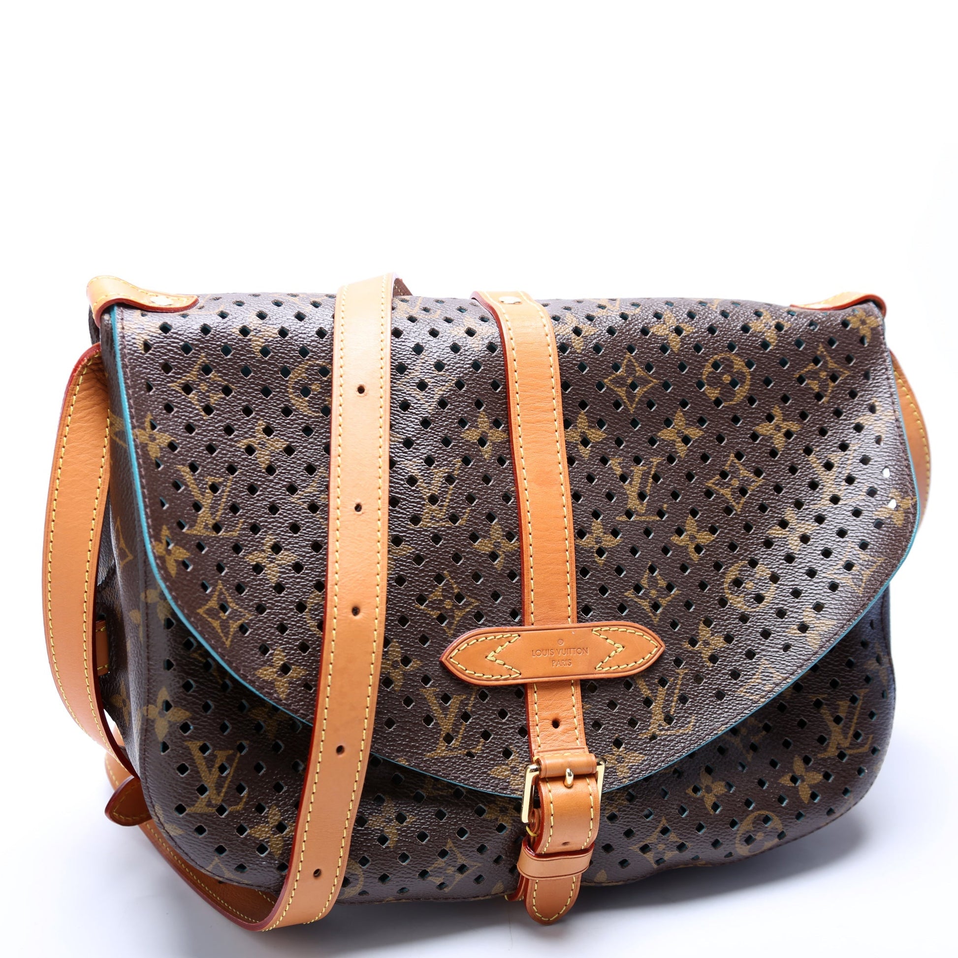 Louis Vuitton SC Flore Saumur Monogram Teal