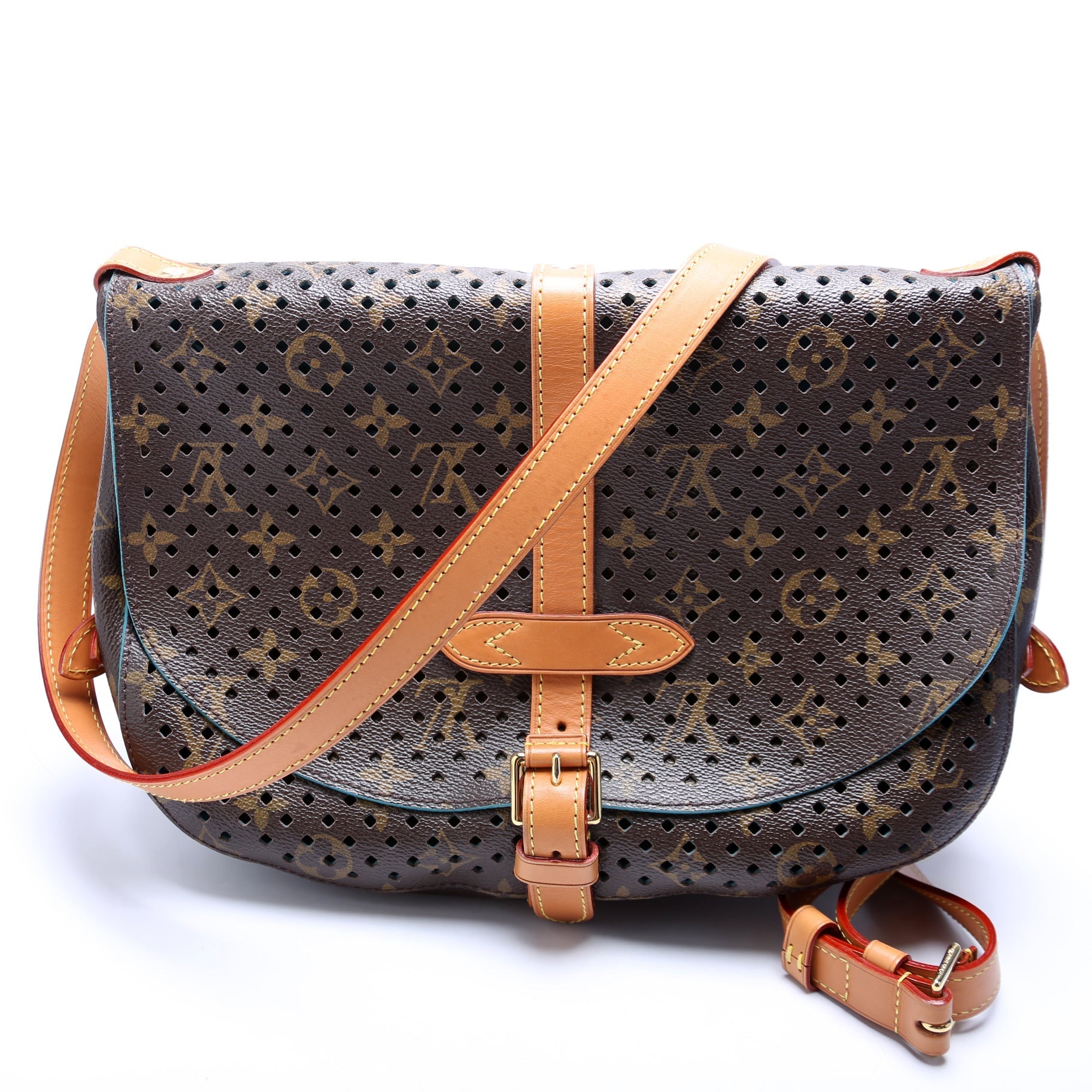 Louis Vuitton SC Flore Saumur Monogram Teal