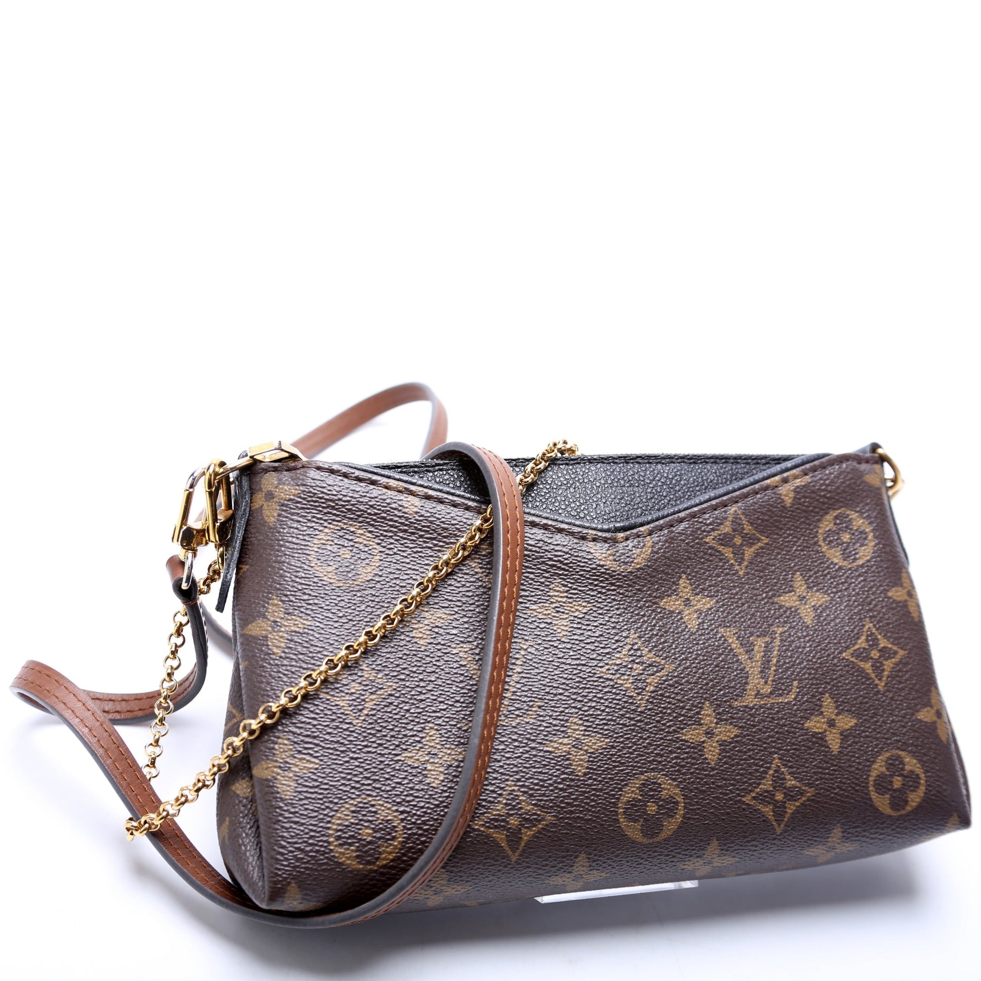 Louis Vuitton Pallas Clutch Monogram Black