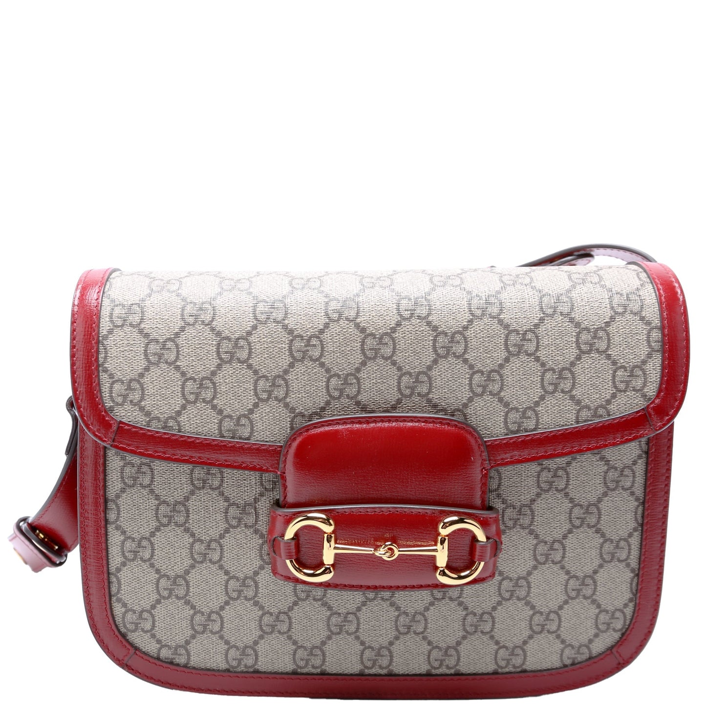 Gucci 602204 Horsebit 1955 Shoulder Red Bag