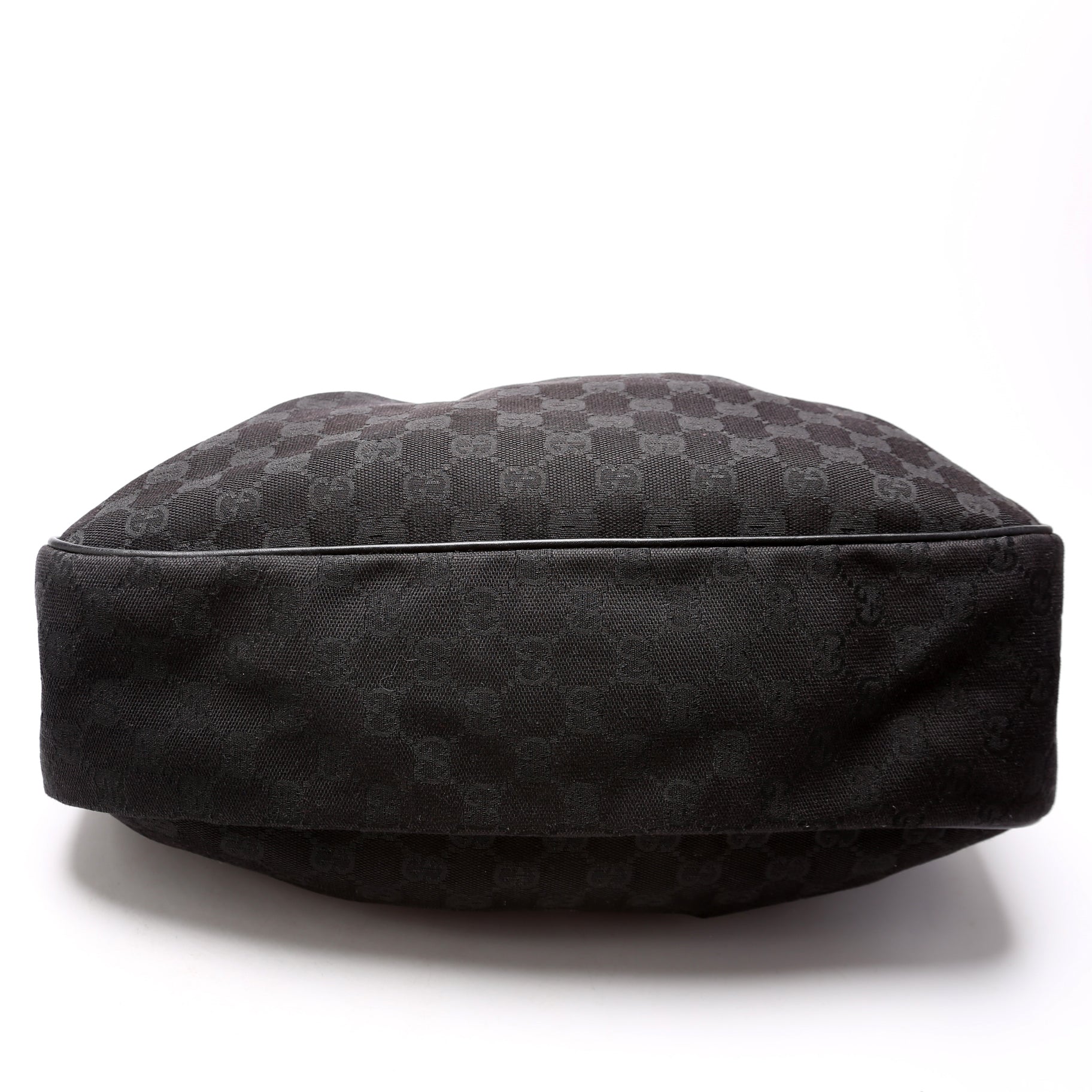 Gucci 296834 GG Canvas Sukey Messenger Black Bag