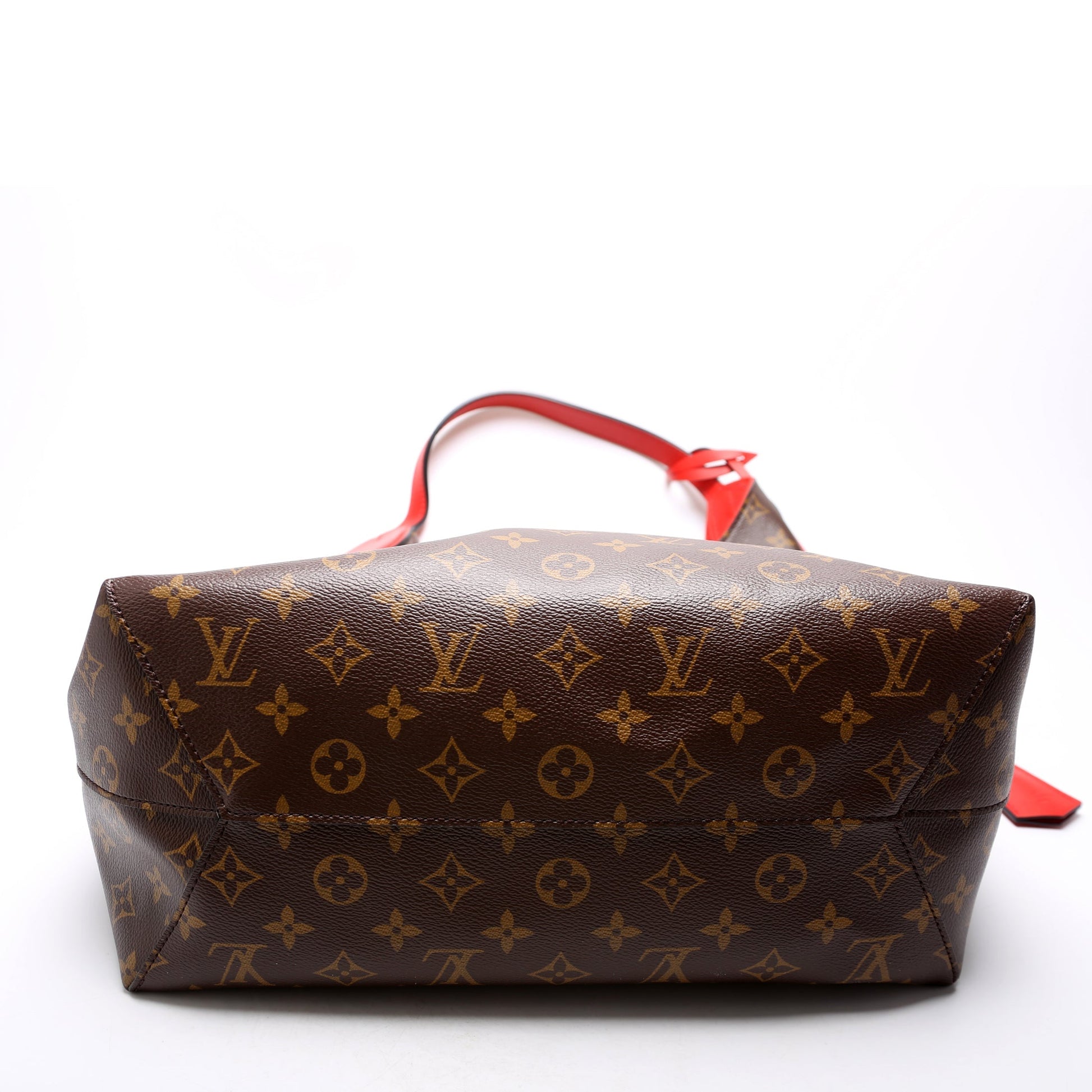 Louis Vuitton Flower Hobo Monogram Red