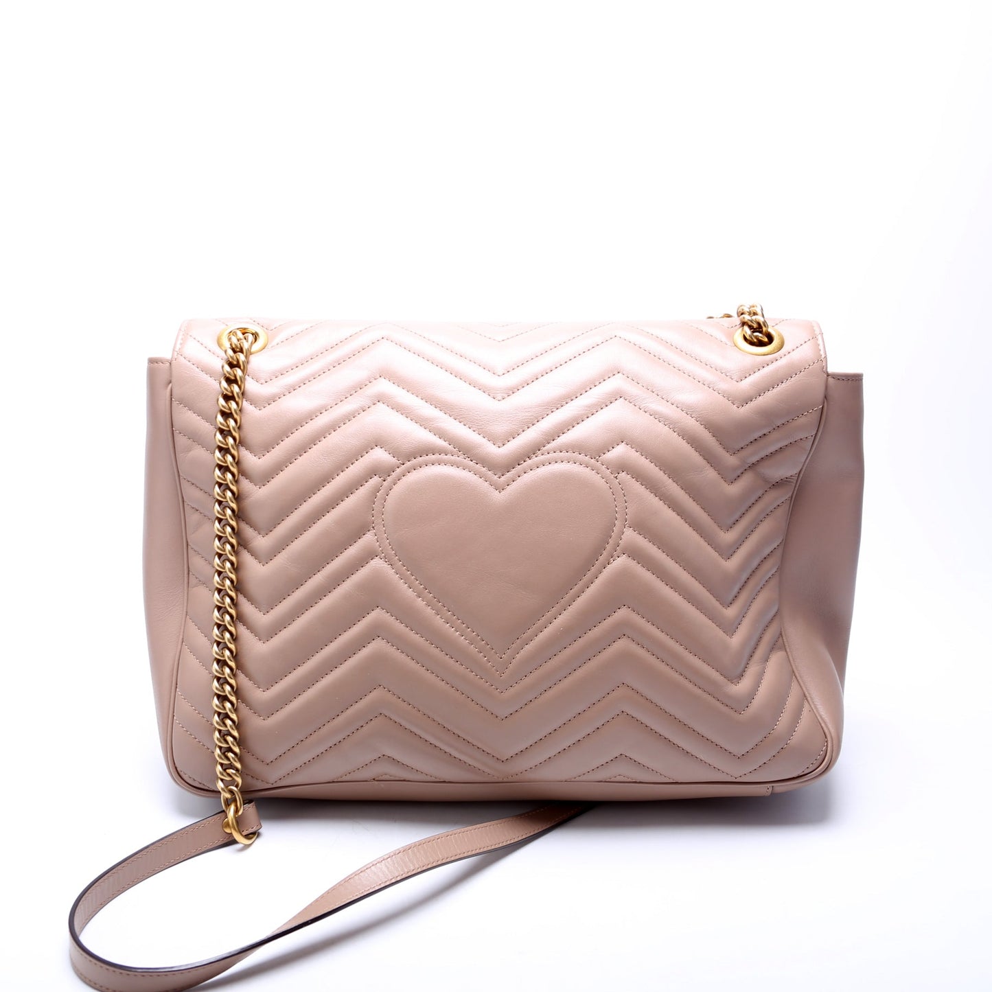 Gucci 498090 Marmont Large Tan Bag