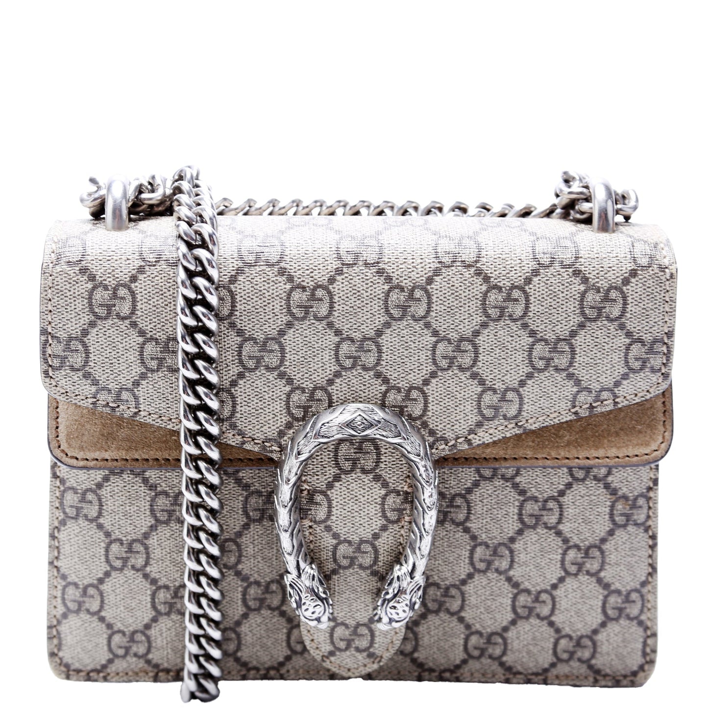 Gucci 421970 Dionysus GG Shoulder Mini Tan Bag