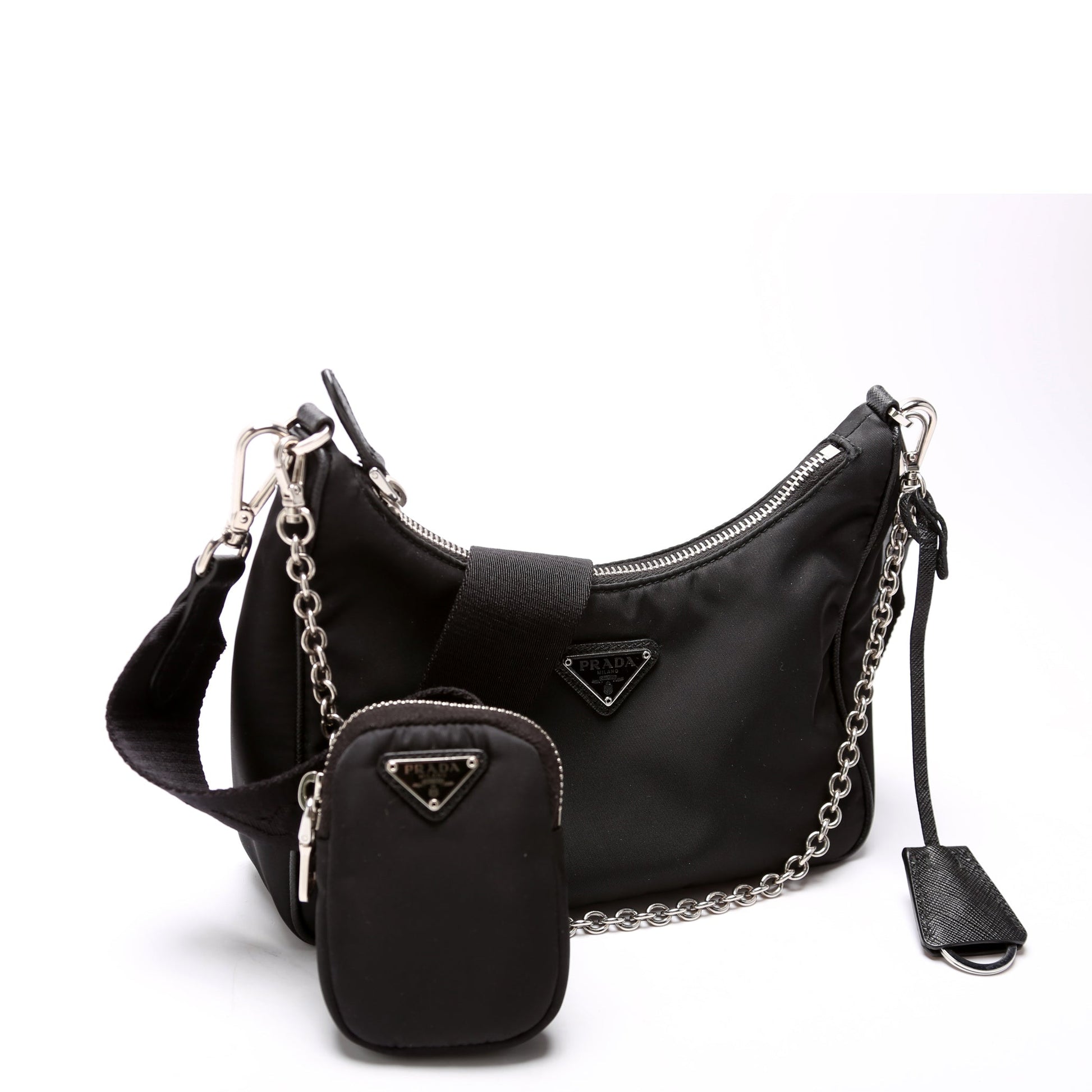 Prada Nylon Re-Edition 2005 Shoulder Black Bag
