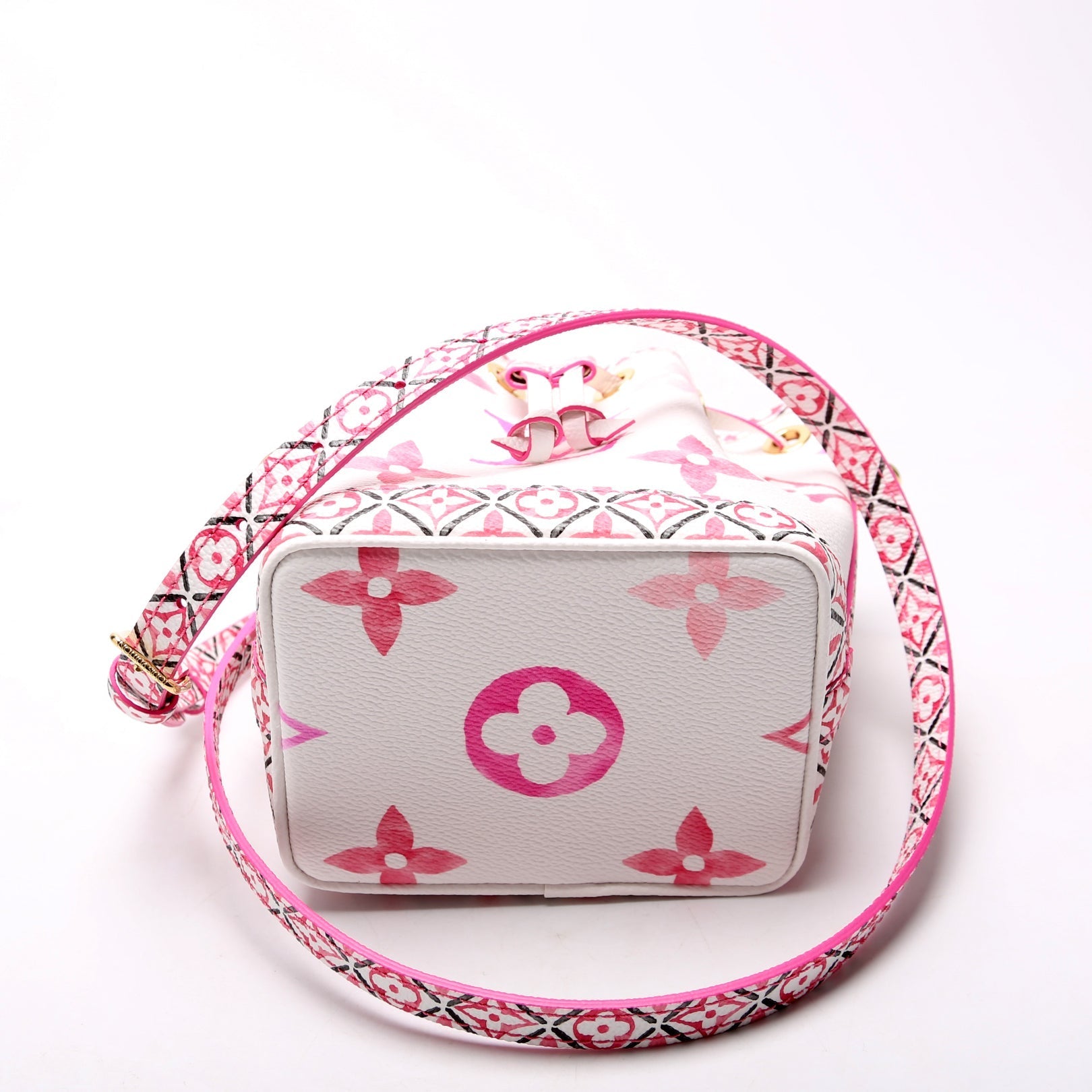 Louis Vuitton Nano Noe Watercolor By The Pool Pink
