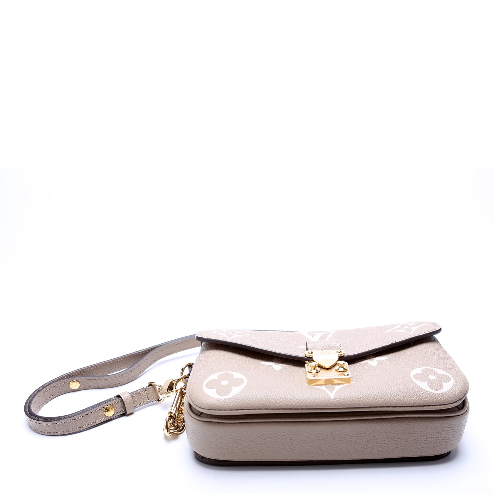 Louis Vuitton Pochette Metis East West Bicolor Empreinte Turtledove