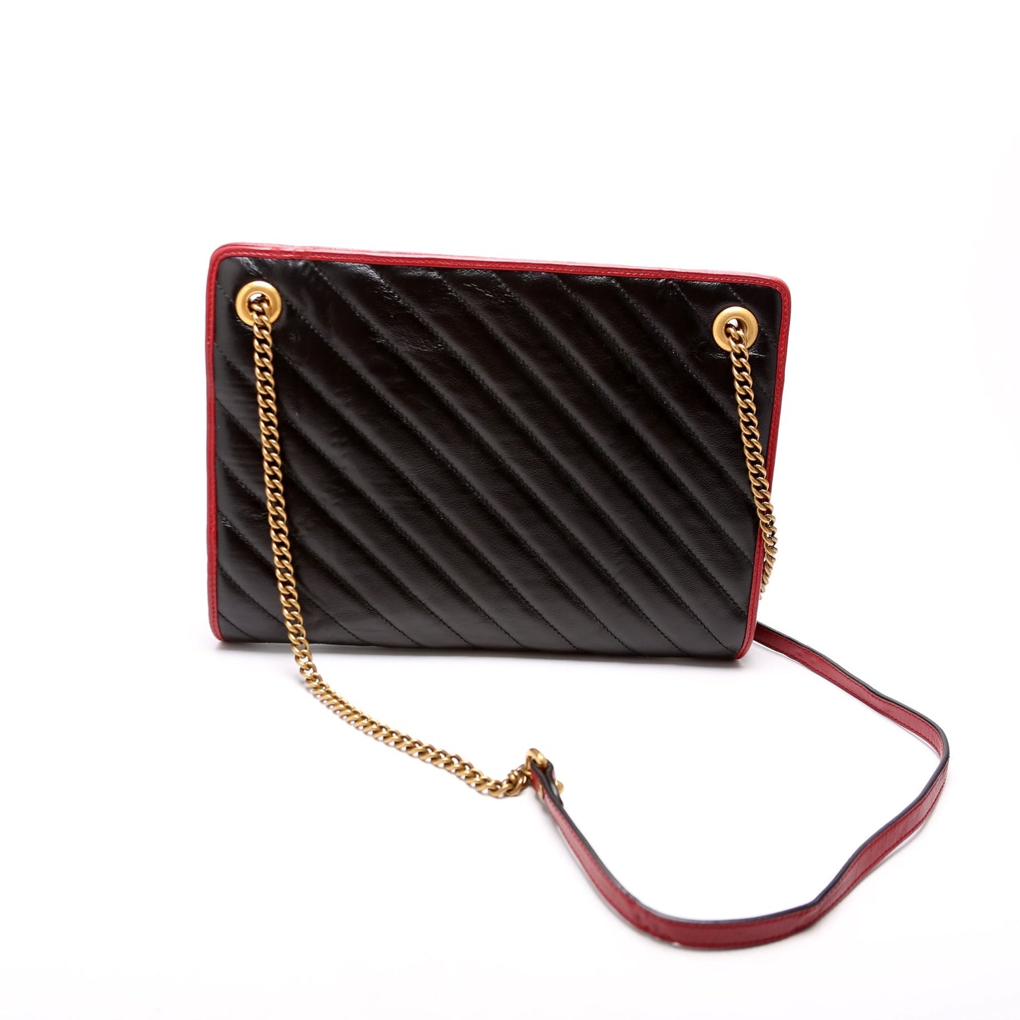 Gucci 524592 GG Torchon Accordion Medium Black Bag