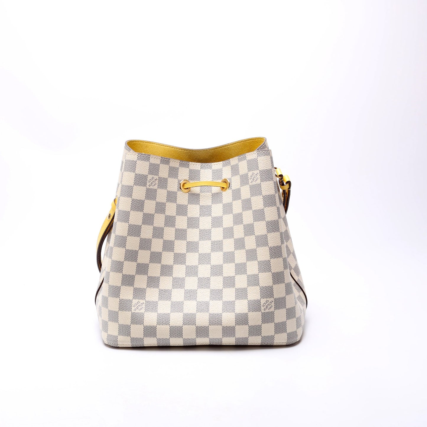 Luxury Women's Handbag | Louis Vuitton Neonoe Damier Azur Yellow