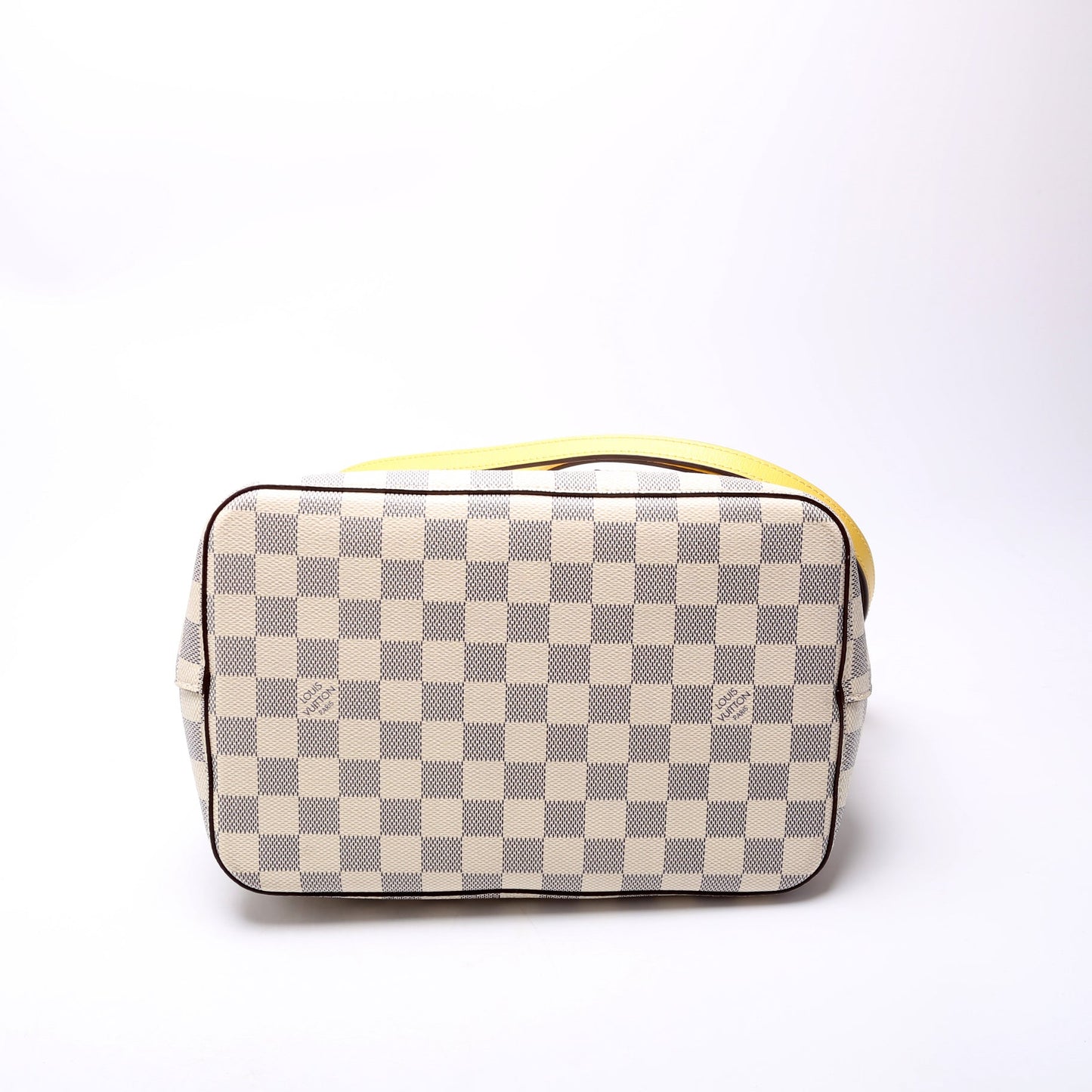 Luxury Women's Handbag | Louis Vuitton Neonoe Damier Azur Yellow