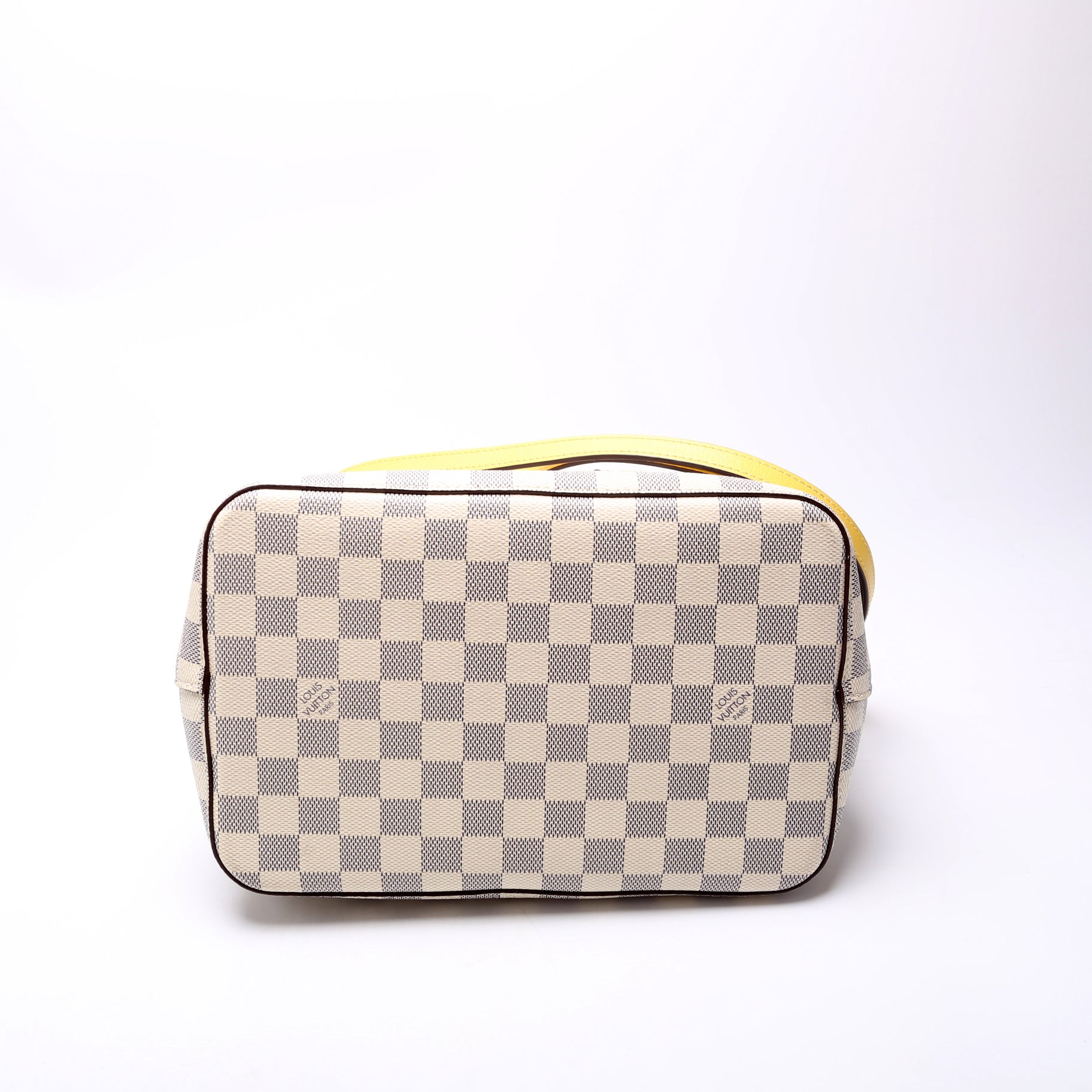 Luxury Women's Handbag | Louis Vuitton Neonoe Damier Azur Yellow