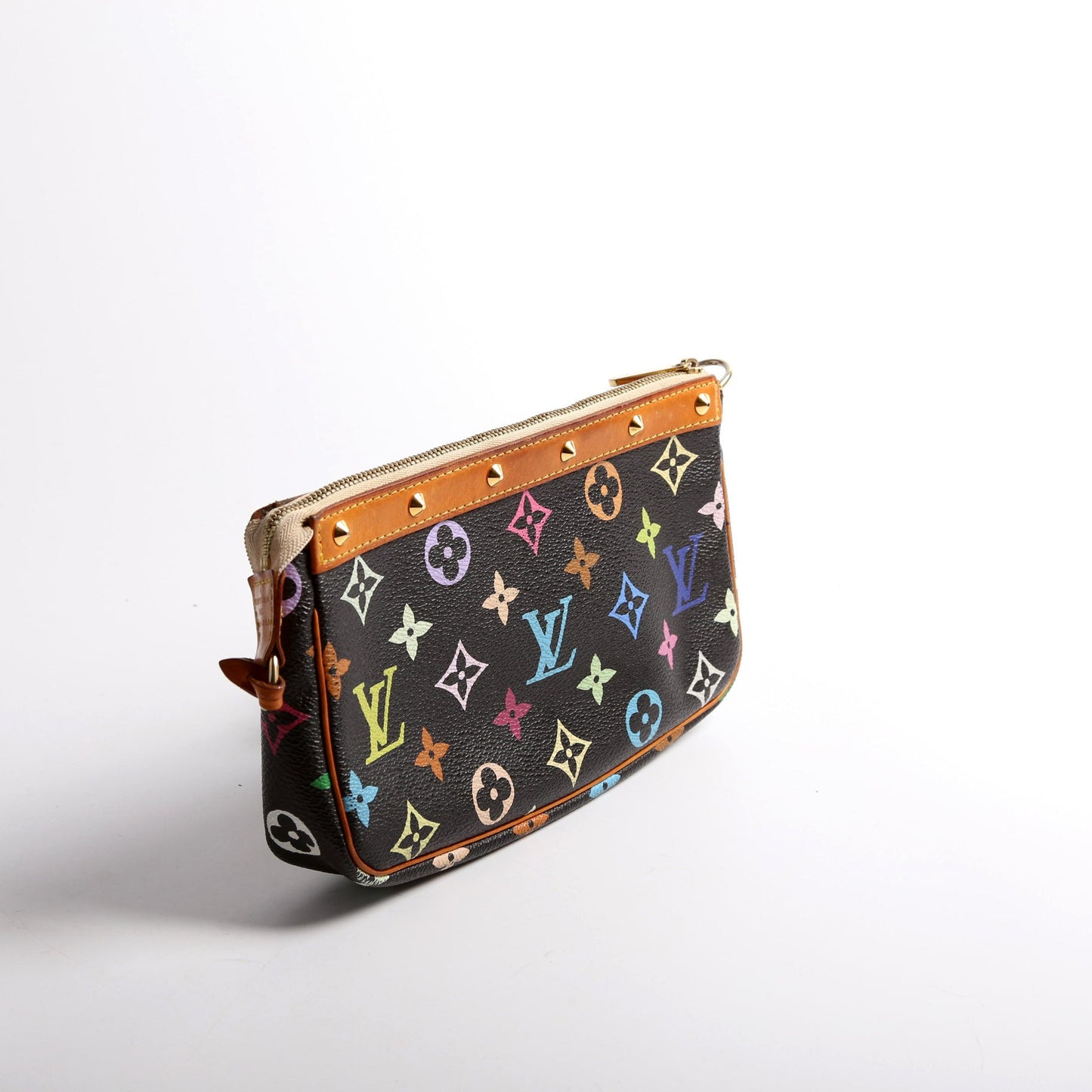 Louis Vuitton Pochette Accessoires Multicolor Monogram Black