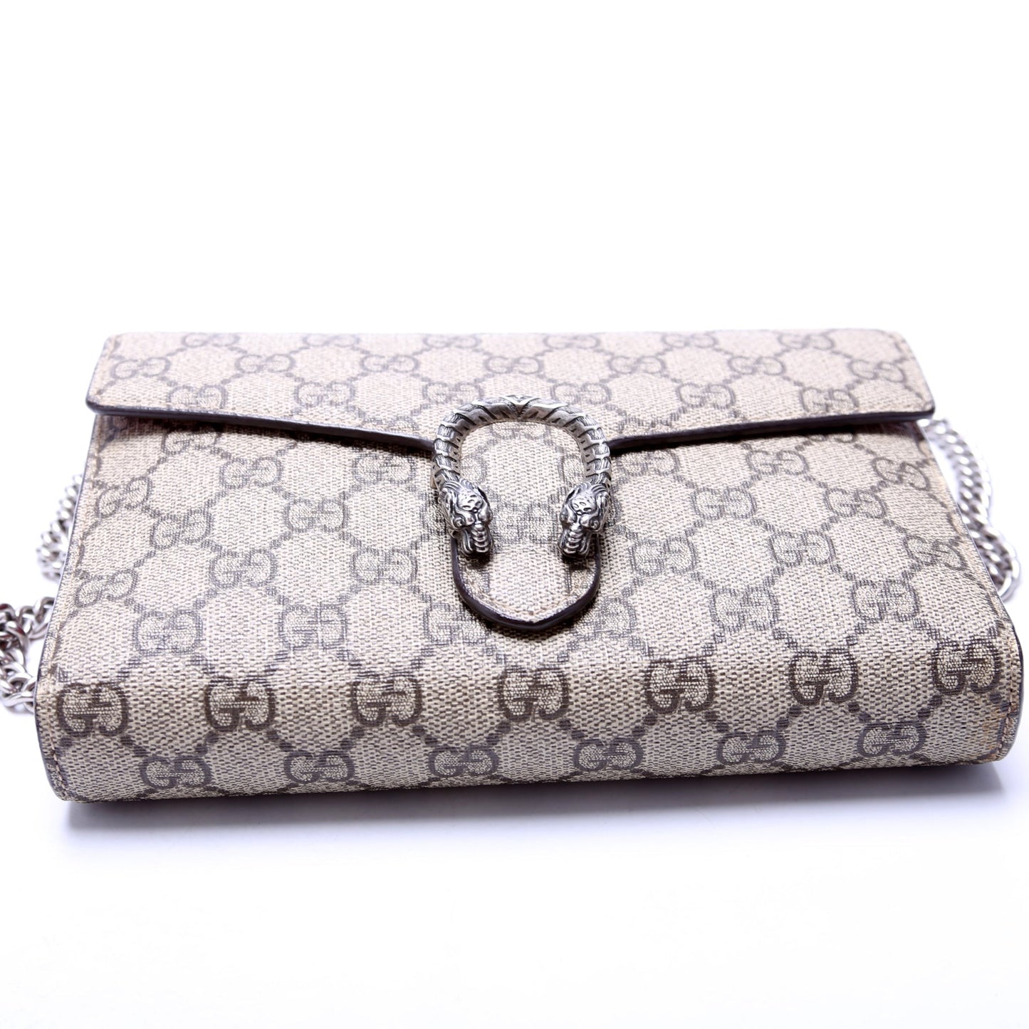Gucci 401231 Dionysus Mini Wallet Beige Bag