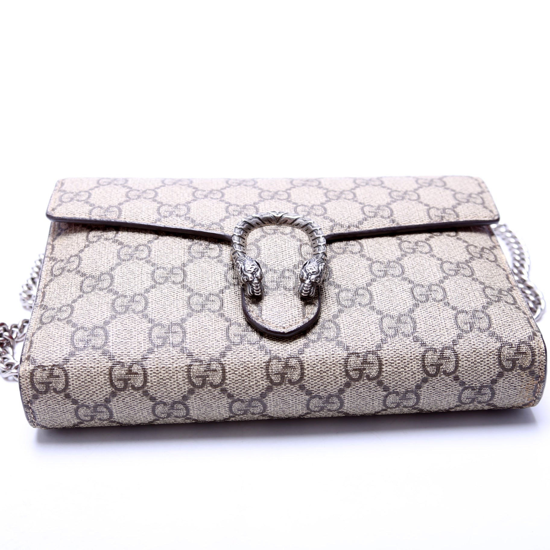 Gucci 401231 Dionysus Mini Wallet Beige Bag