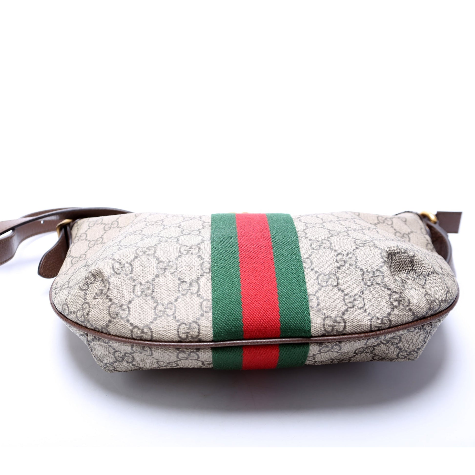Gucci 598125 Ophidia GG Supreme Small Shoulder Brown Bag