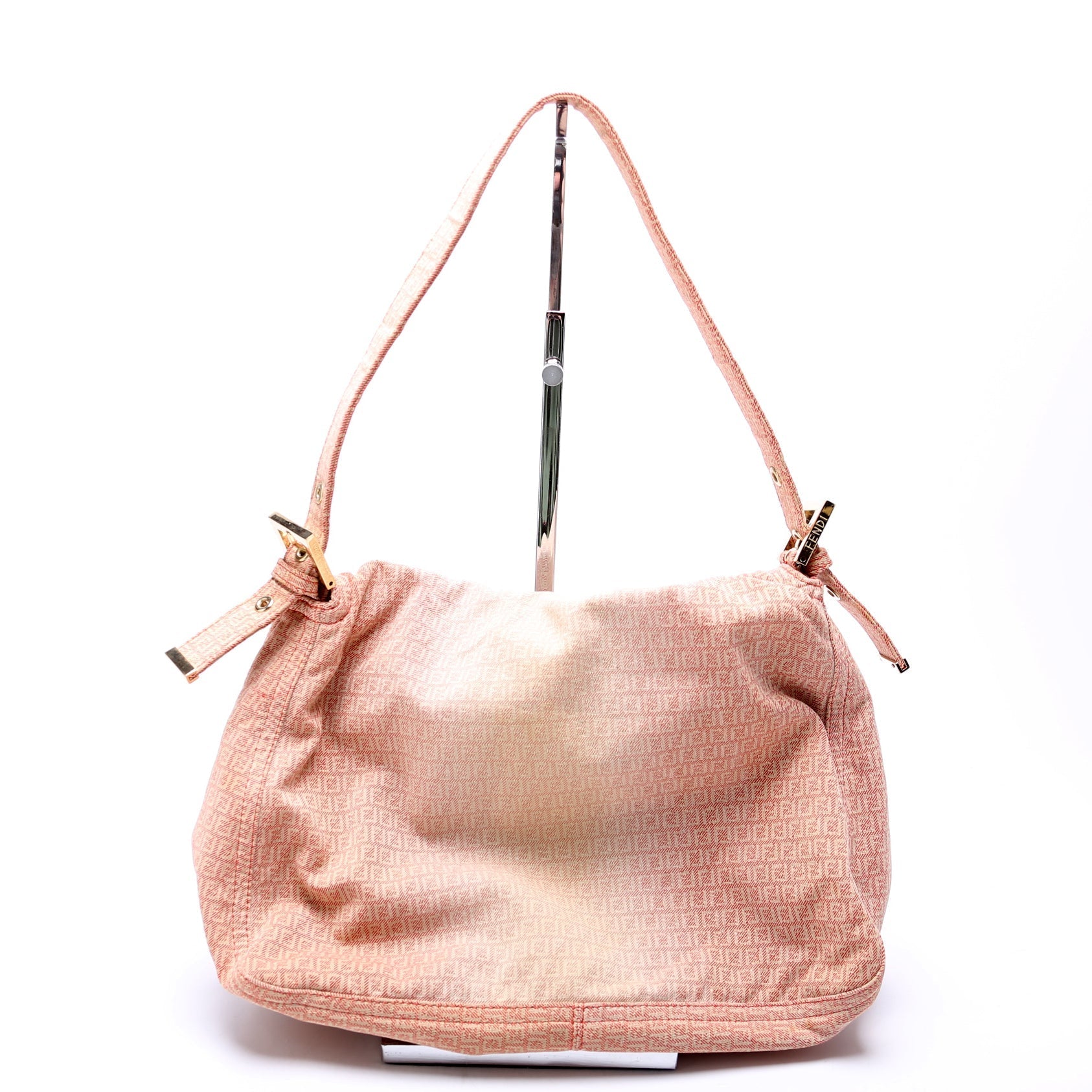Fendi 8BR001 Mama Forever Zucchino Fabric Pink Bag