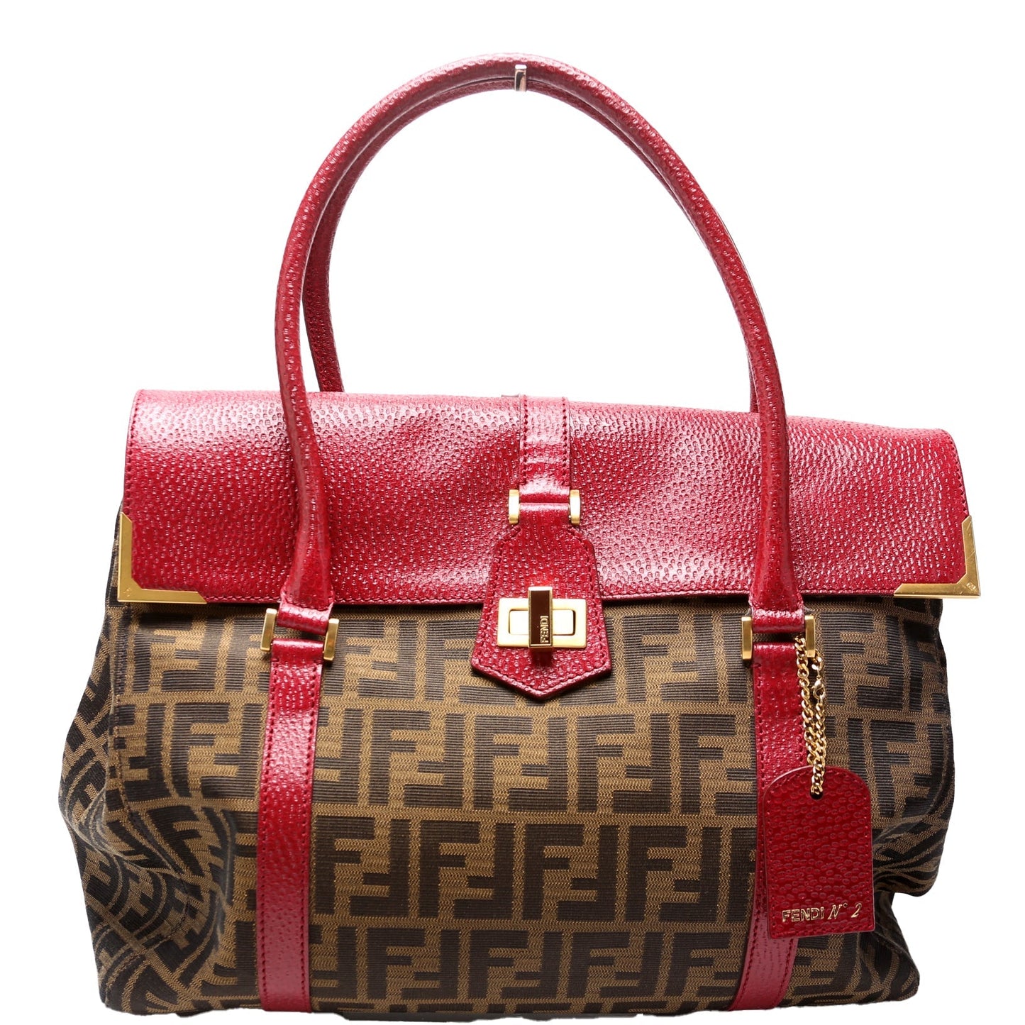 Fendi 8BR647 Linda Classic Zucca Large Bag