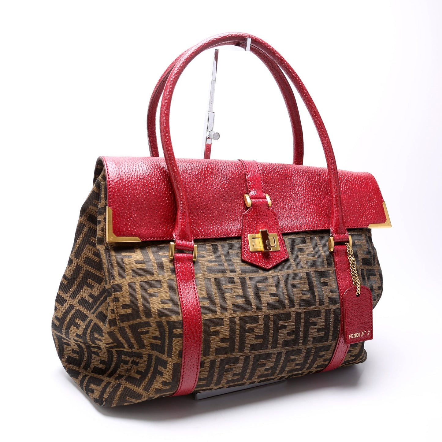 Fendi 8BR647 Linda Classic Zucca Large Bag