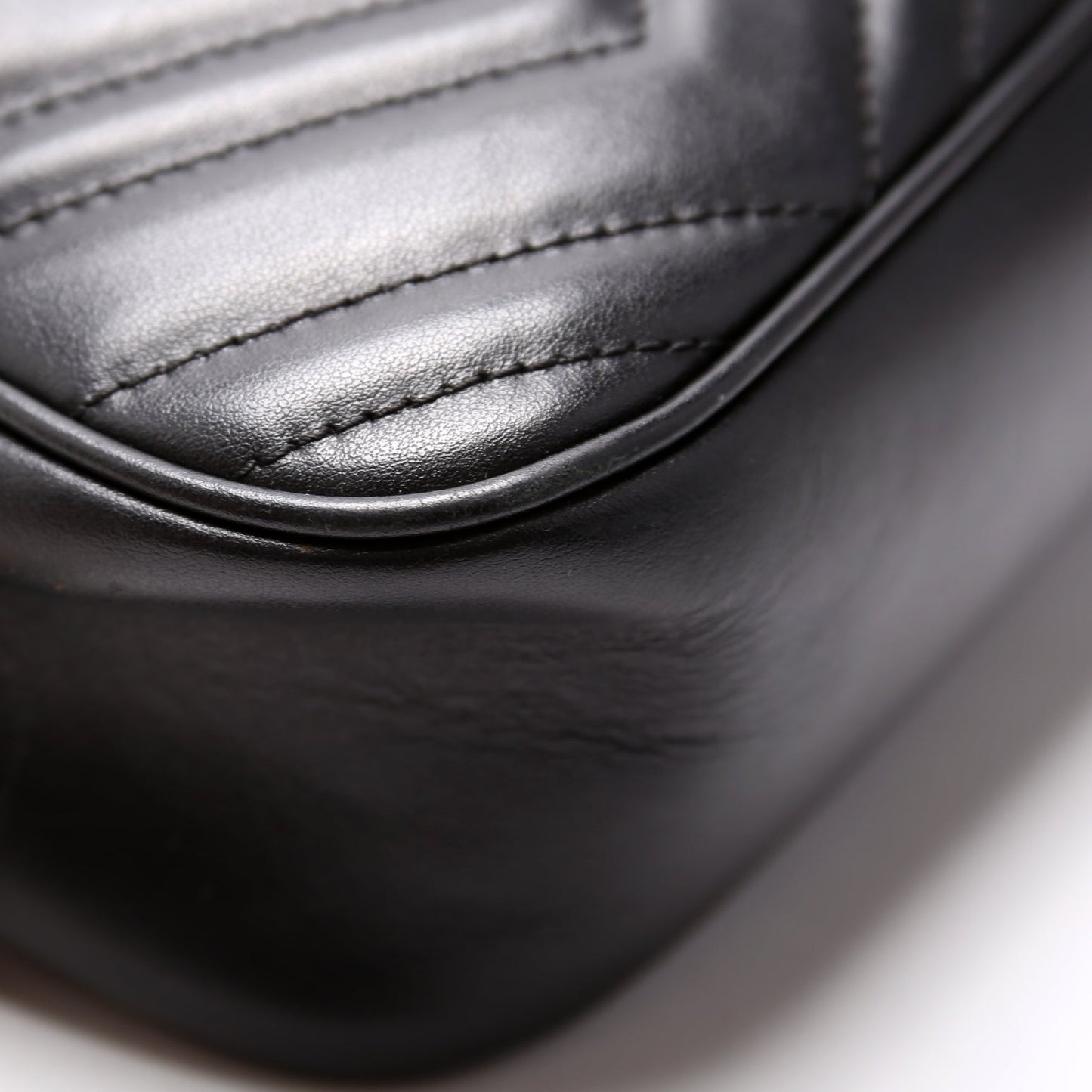 Gucci 447632 Marmont Small Leather Camera Black Bag