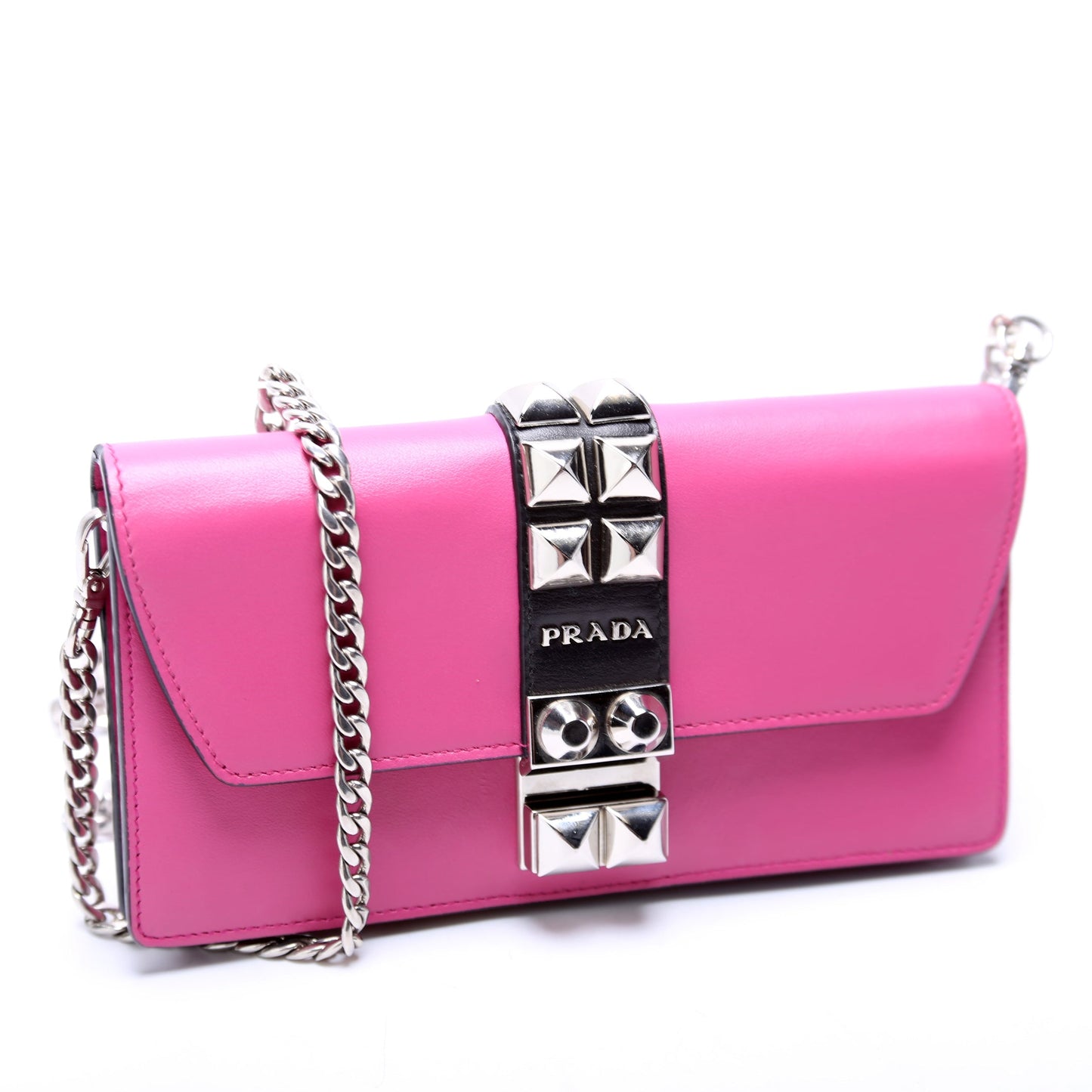 Prada Elektra WOC City Calfskin Pink Bag